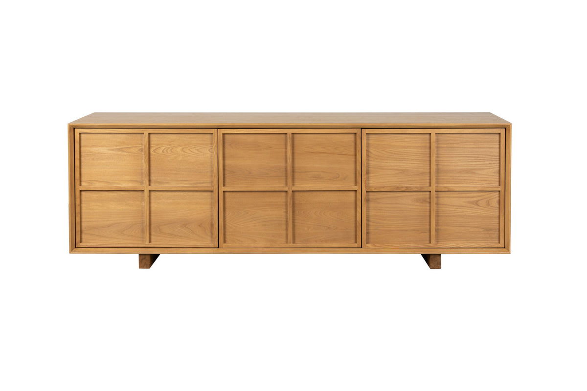 Sideboard Raster Low in Natur präsentiert im Onlineshop von KAQTU Design AG. Sideboard ist von Zuiver