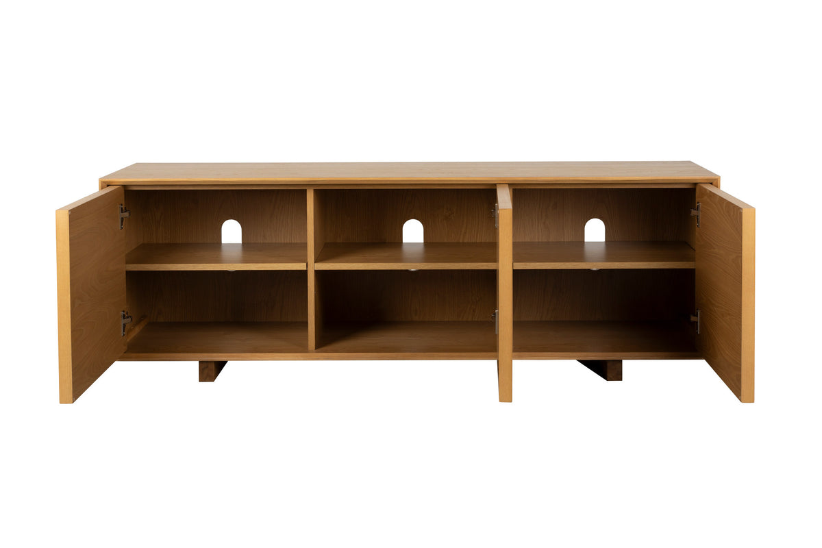 Sideboard Raster Low in Natur präsentiert im Onlineshop von KAQTU Design AG. Sideboard ist von Zuiver