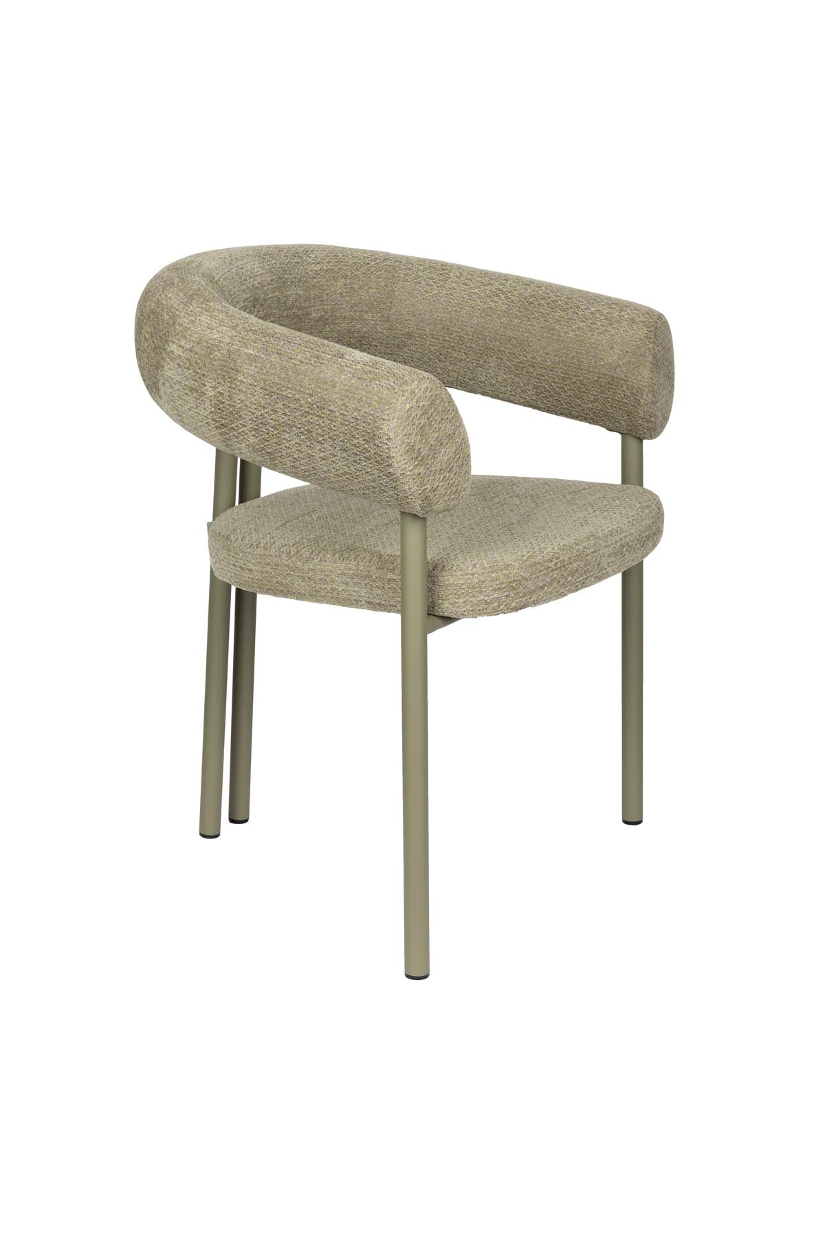 Armlehnstuhl Heels in grün präsentiert im Onlineshop von KAQTU Design AG. Stuhl mit Armlehne ist von Zuiver