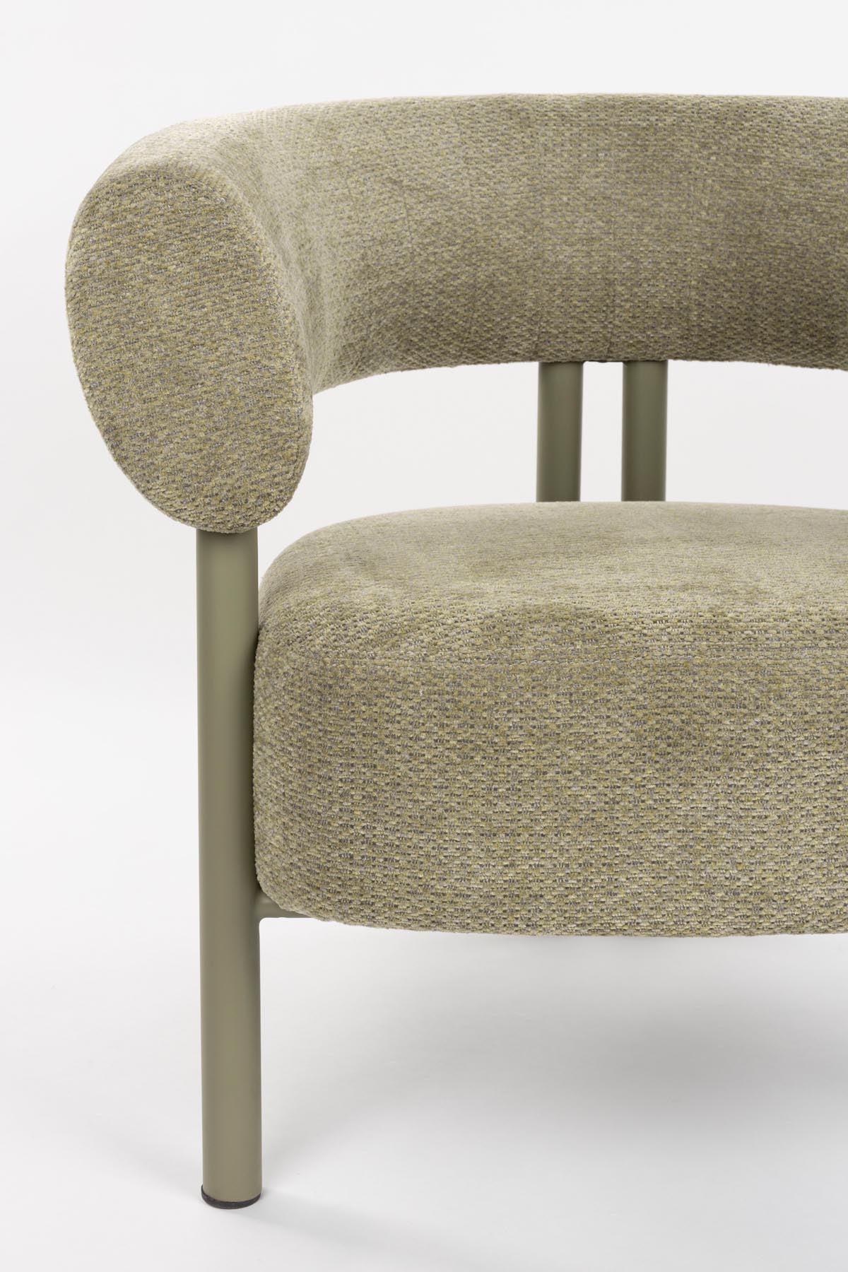 Sessel Heels in Grün präsentiert im Onlineshop von KAQTU Design AG. Sessel ist von Zuiver