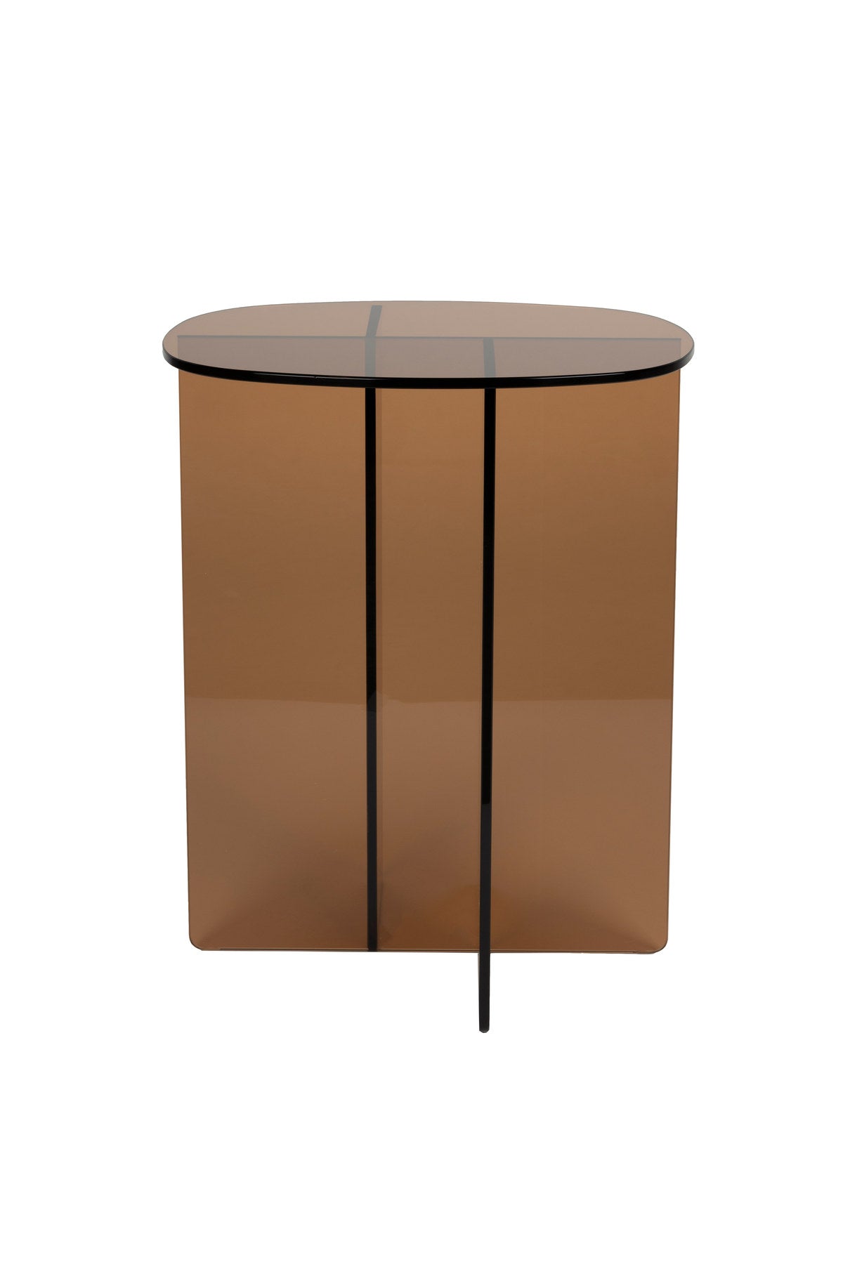 Beistelltisch Linea in Braun präsentiert im Onlineshop von KAQTU Design AG. Beistelltisch ist von Zuiver