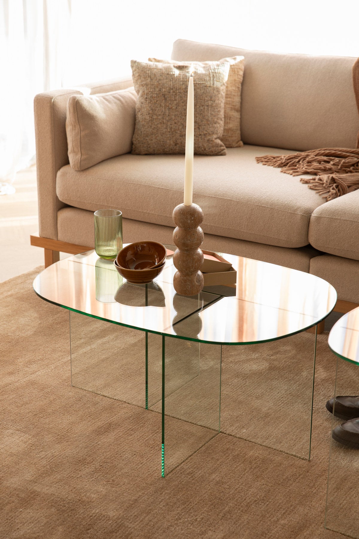 Couchtisch Linea in Transparent präsentiert im Onlineshop von KAQTU Design AG. Couchtisch ist von Zuiver