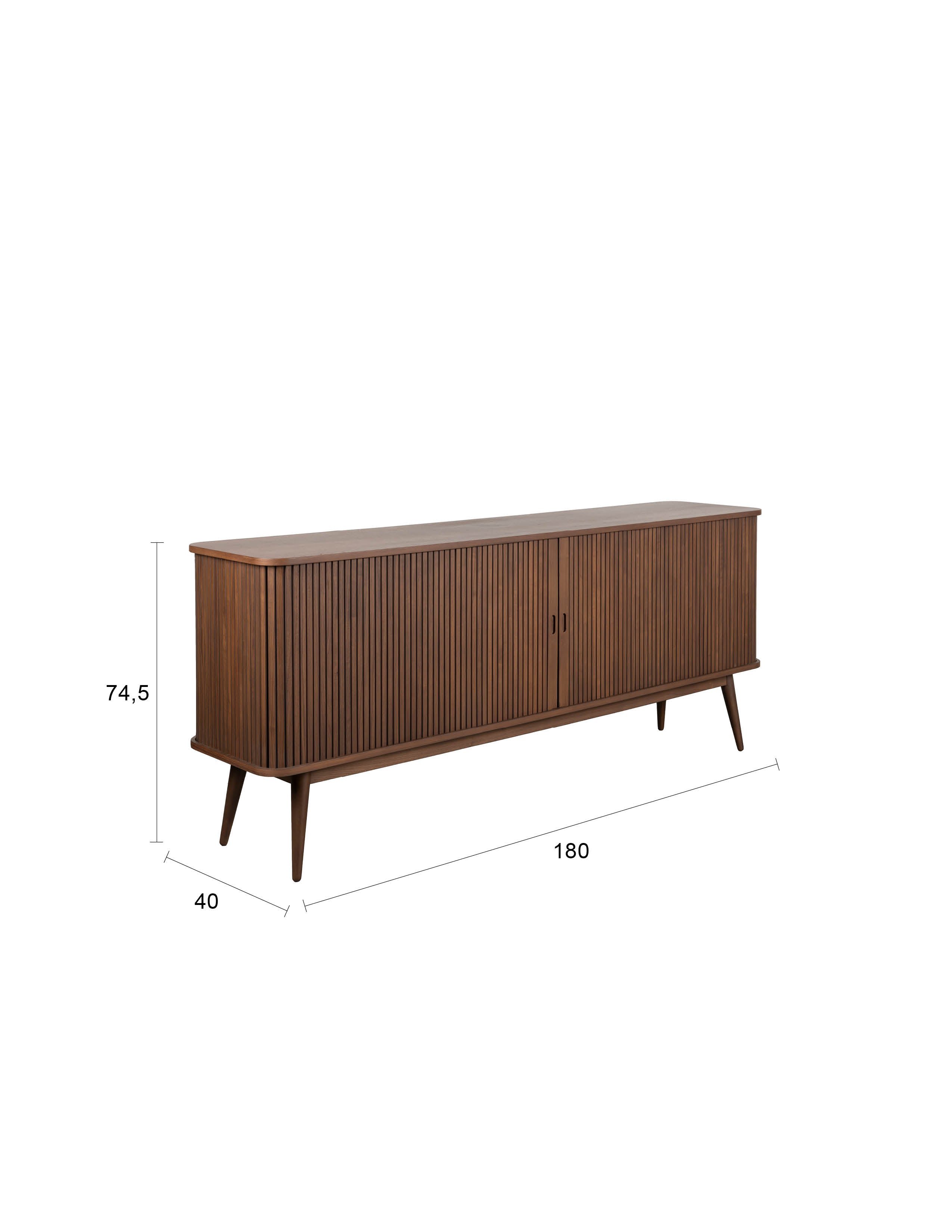 Sideboard Barbier in Braun präsentiert im Onlineshop von KAQTU Design AG. Sideboards ist von Zuiver