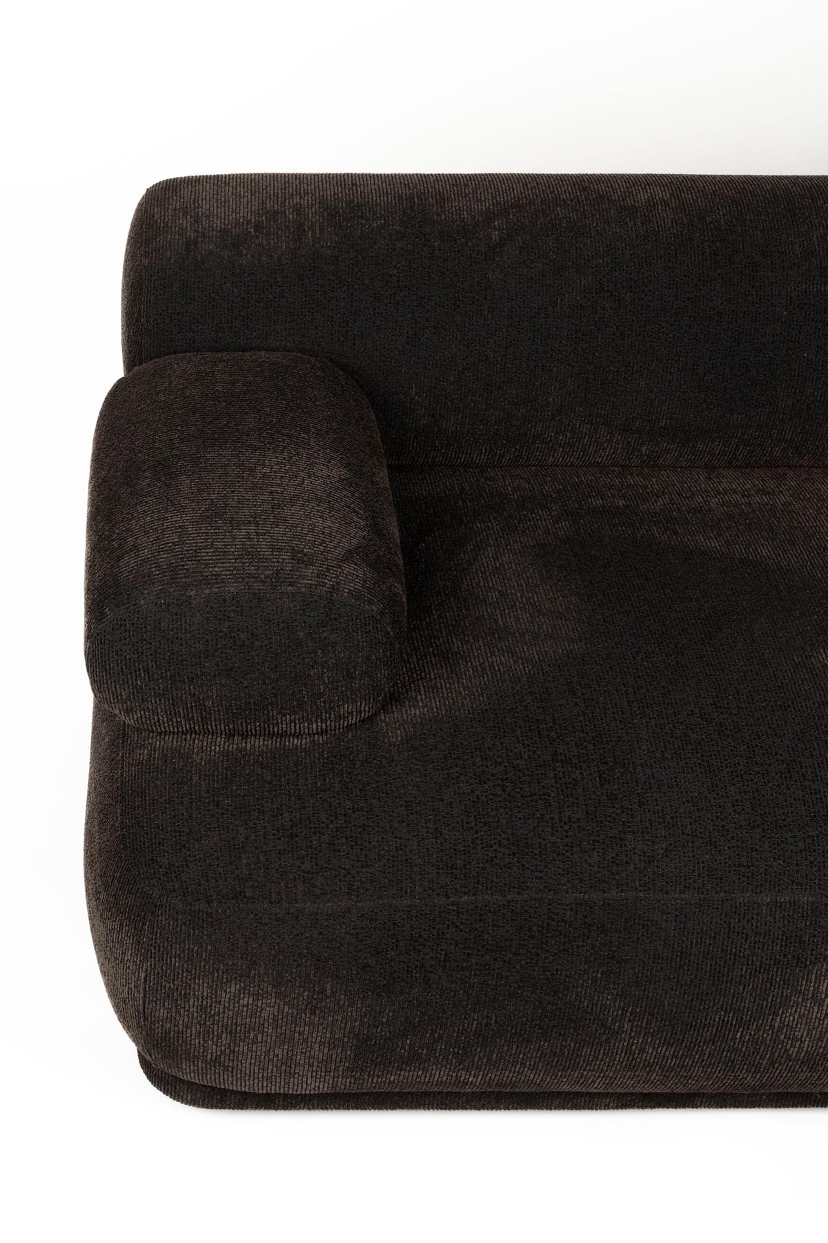 Sofa Rembrandt 7.5-Sitzer Links in Braun präsentiert im Onlineshop von KAQTU Design AG. Ecksofa ist von Zuiver