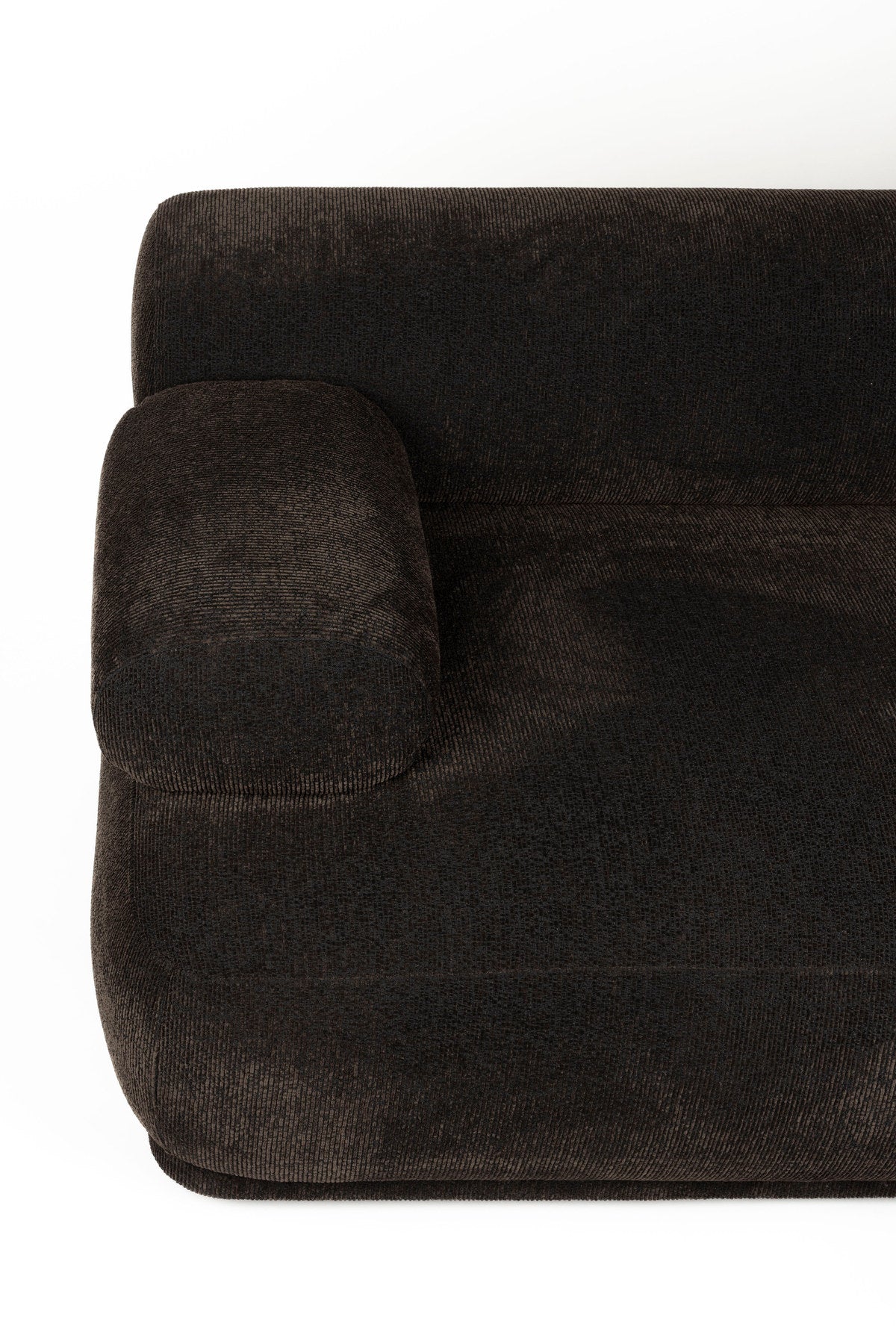 Sofa Rembrandt 7.5-Sitzer Links in Braun präsentiert im Onlineshop von KAQTU Design AG. Ecksofa ist von Zuiver
