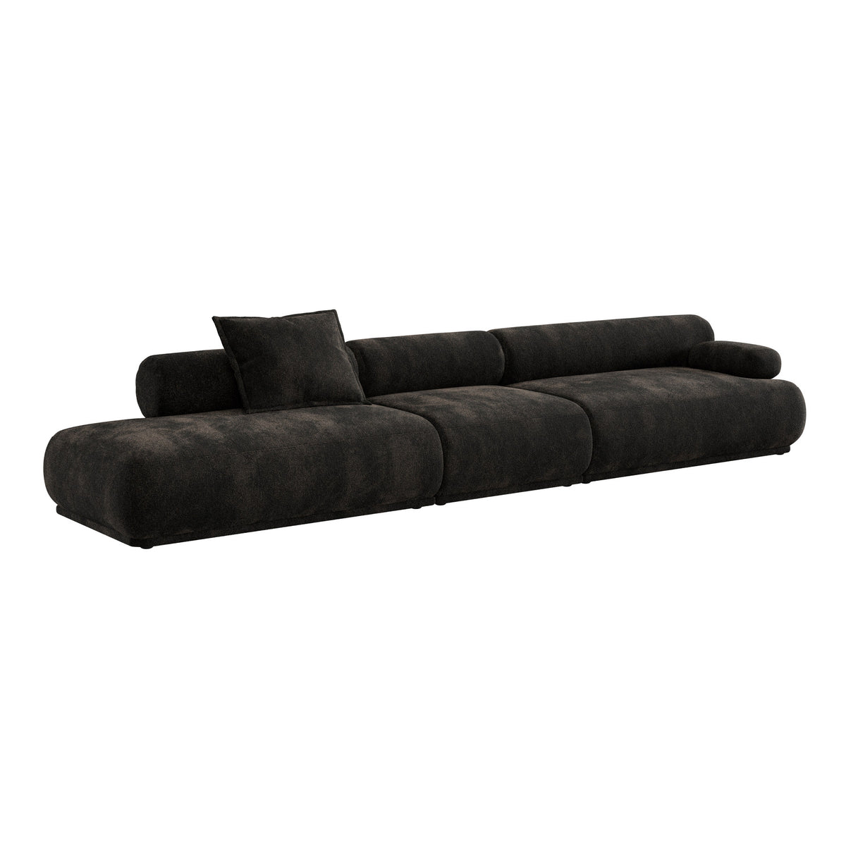 Sofa Rembrandt 4.5-Sitzer Rechts in Braun präsentiert im Onlineshop von KAQTU Design AG. 4er Sofa ist von Zuiver