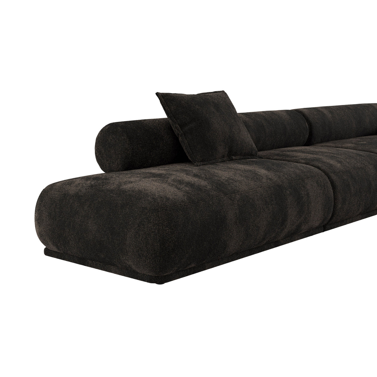 Sofa Rembrandt 4.5-Sitzer Rechts in Braun präsentiert im Onlineshop von KAQTU Design AG. 4er Sofa ist von Zuiver