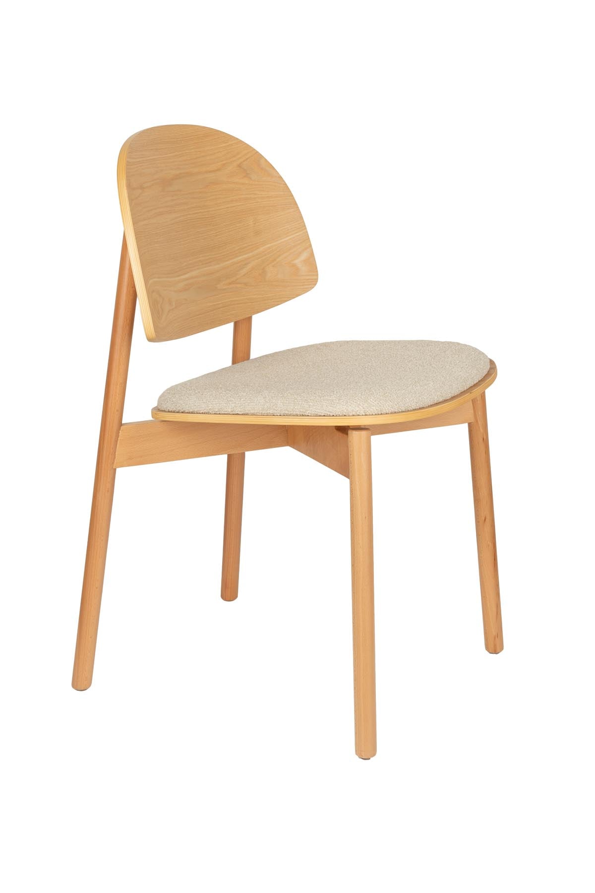 Stuhl Sunrise in Natürlich präsentiert im Onlineshop von KAQTU Design AG. Stuhl ist von Zuiver