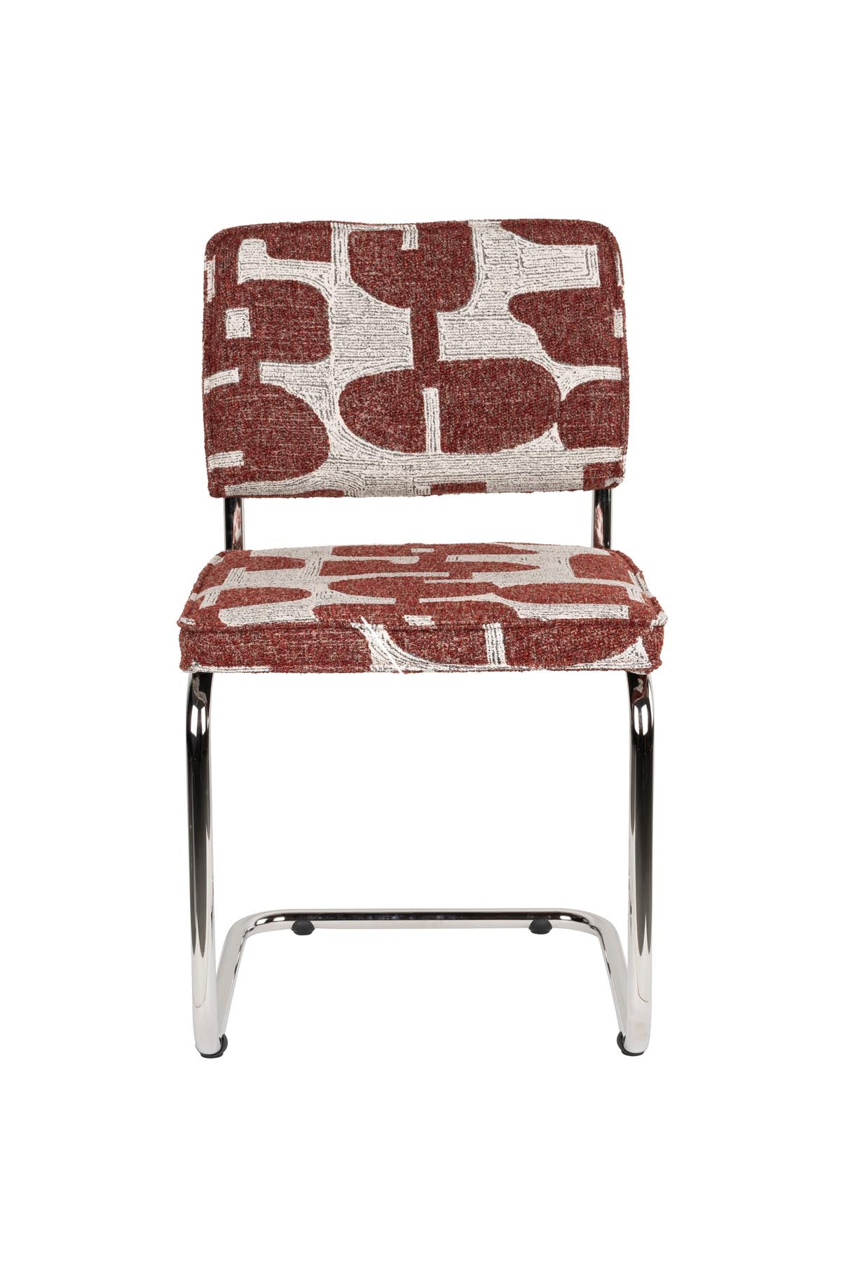 Stuhl Ridge in Rot präsentiert im Onlineshop von KAQTU Design AG. Stuhl ist von Zuiver