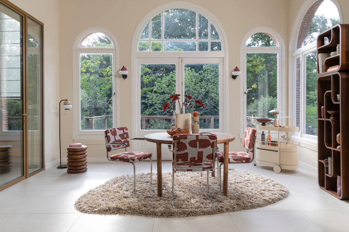 Stuhl Ridge in Deco Rot präsentiert im Onlineshop von KAQTU Design AG. Stuhl ist von Zuiver