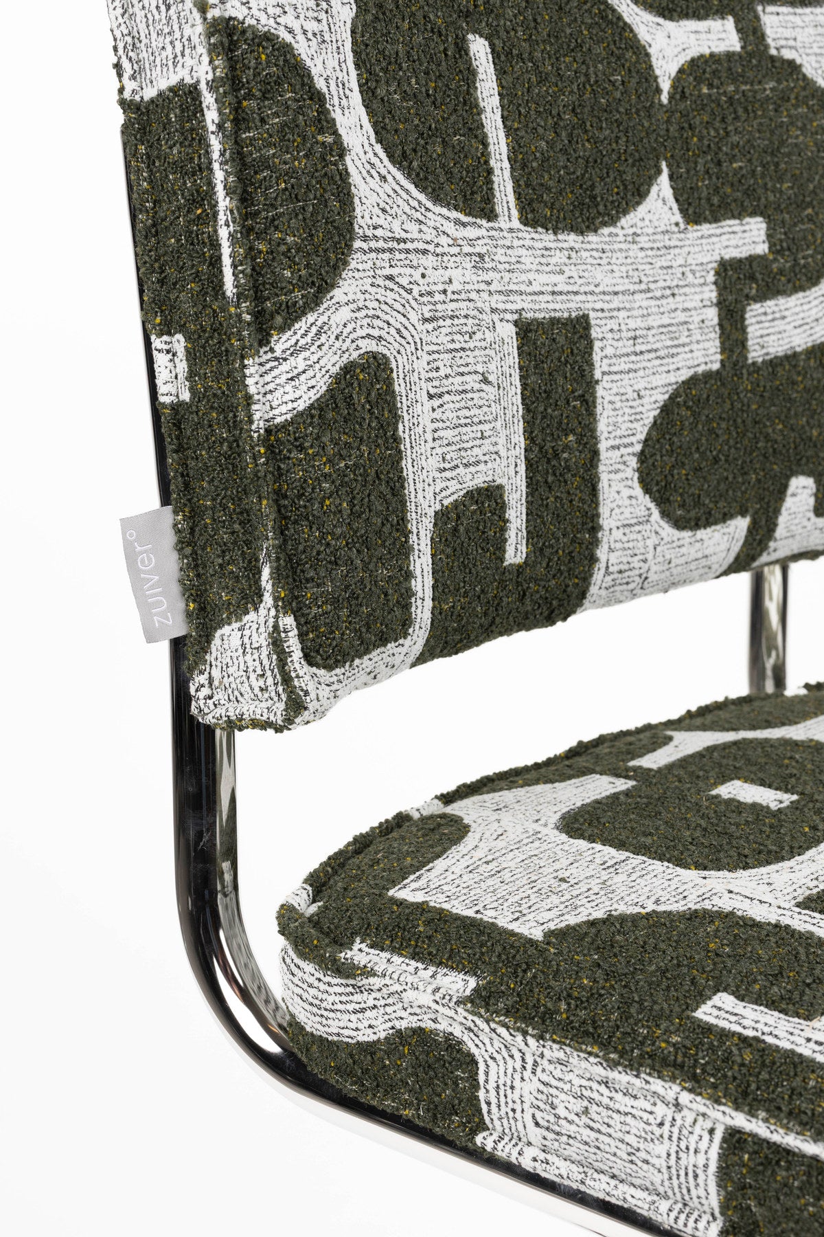 Stuhl Ridge in Deco Grün präsentiert im Onlineshop von KAQTU Design AG. Stuhl ist von Zuiver