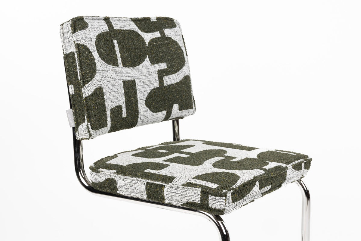 Stuhl Ridge Kink Soft in Grün präsentiert im Onlineshop von KAQTU Design AG. Stuhl ist von Zuiver