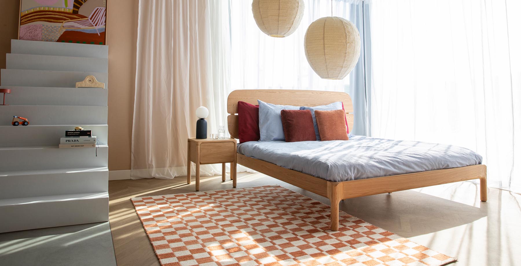 Bett Storm Natural 180 in Natural präsentiert im Onlineshop von KAQTU Design AG. Bett ist von Zuiver