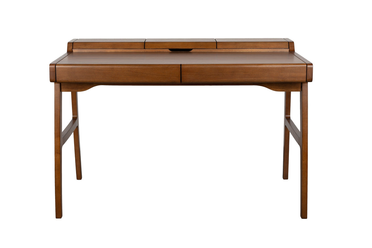 Schreibtisch Kaat in Braun präsentiert im Onlineshop von KAQTU Design AG. Schreibtisch ist von Zuiver