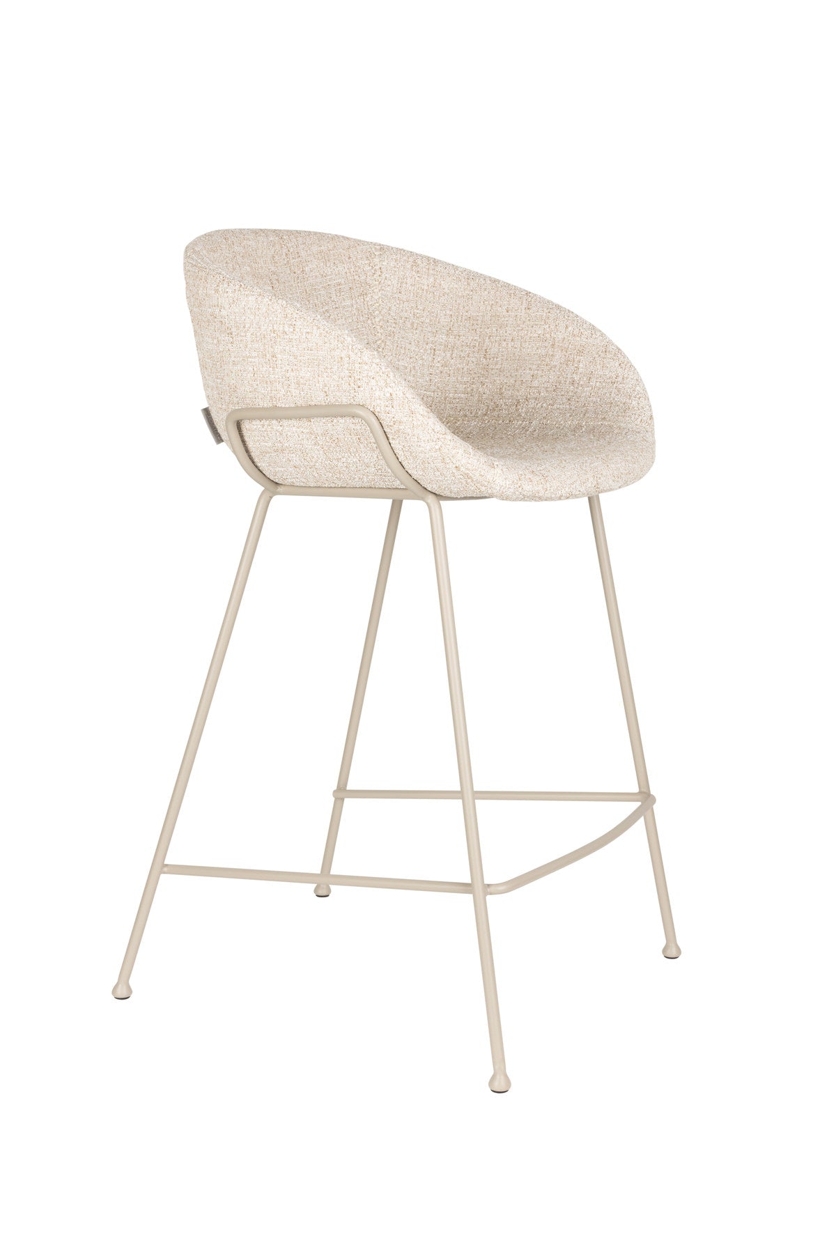 Barhocker Feston in beige präsentiert im Onlineshop von KAQTU Design AG. Barstuhl ist von Zuiver