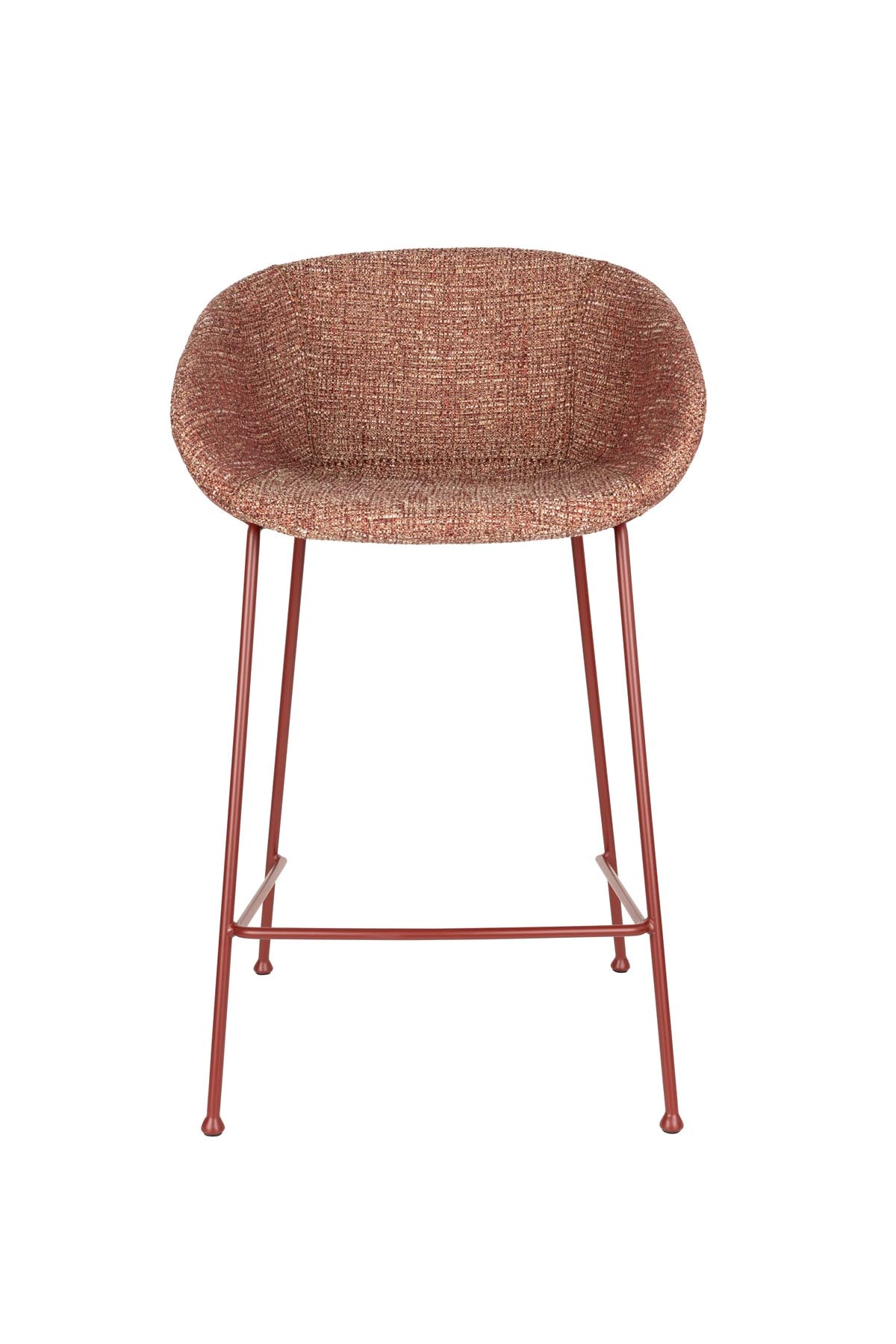 Barhocker Feston in Rot präsentiert im Onlineshop von KAQTU Design AG. Barstuhl ist von Zuiver