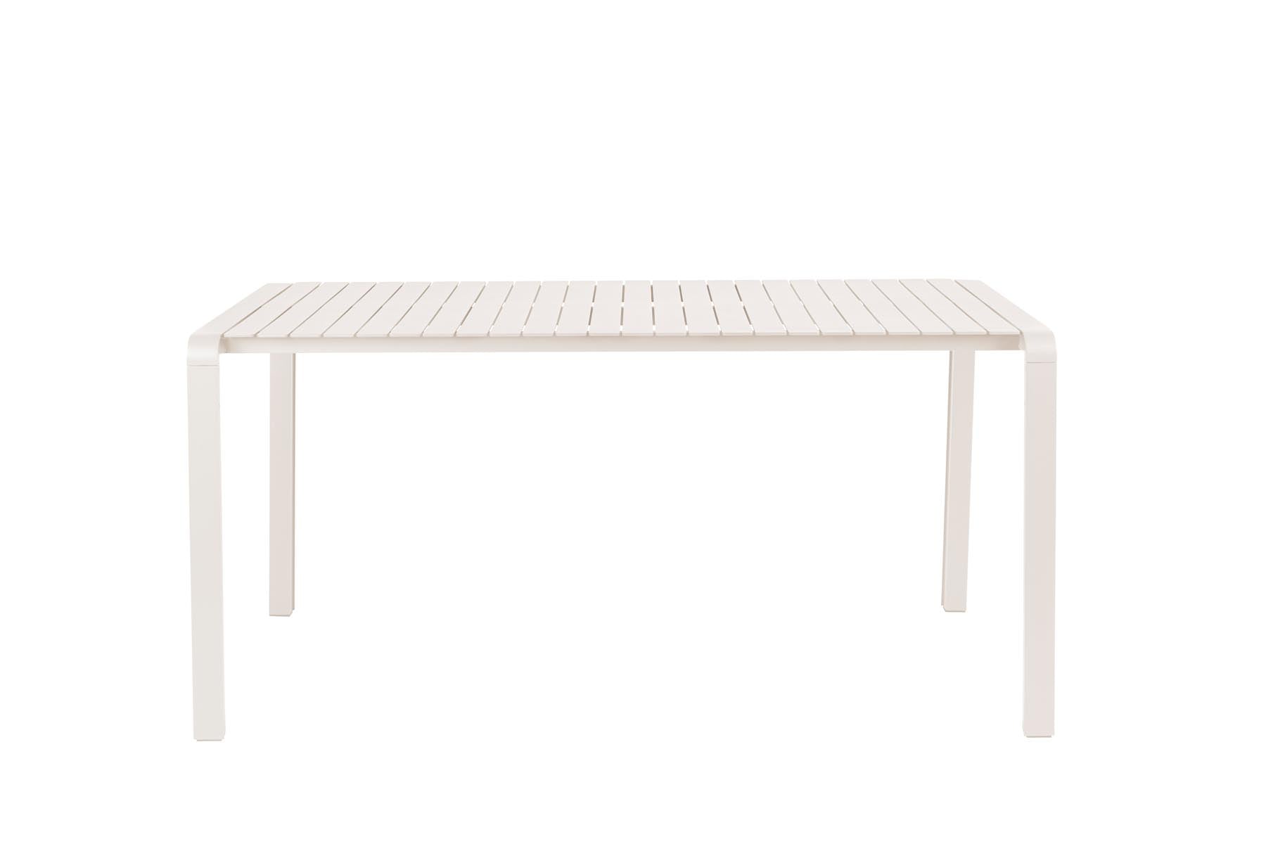 Gartentisch Vondel 214 + 6 Armlehnstühle Vondel weiss in Weiss präsentiert im Onlineshop von KAQTU Design AG. Gartentischset ist von Zuiver