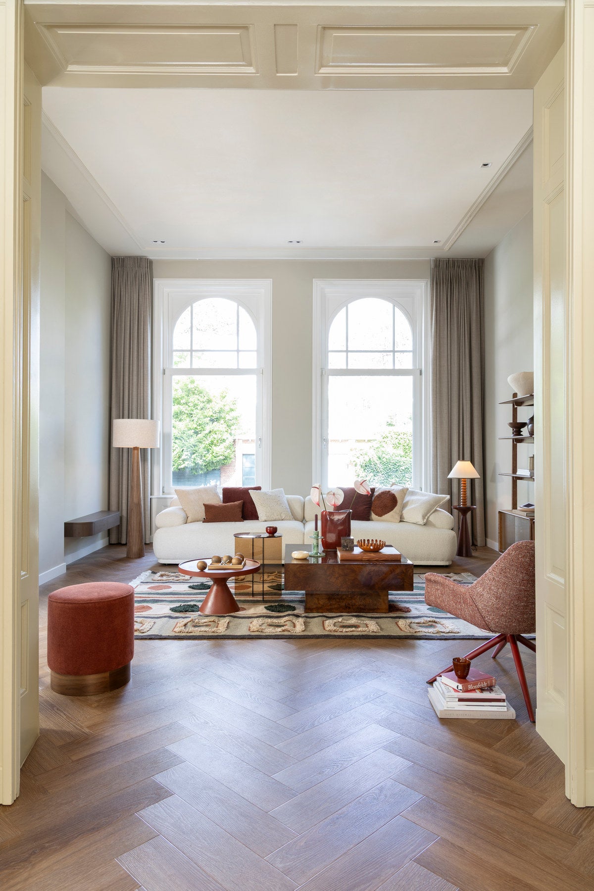 Sofa Rembrandt 3-Sitzer in beige präsentiert im Onlineshop von KAQTU Design AG. 3er Sofa ist von Zuiver