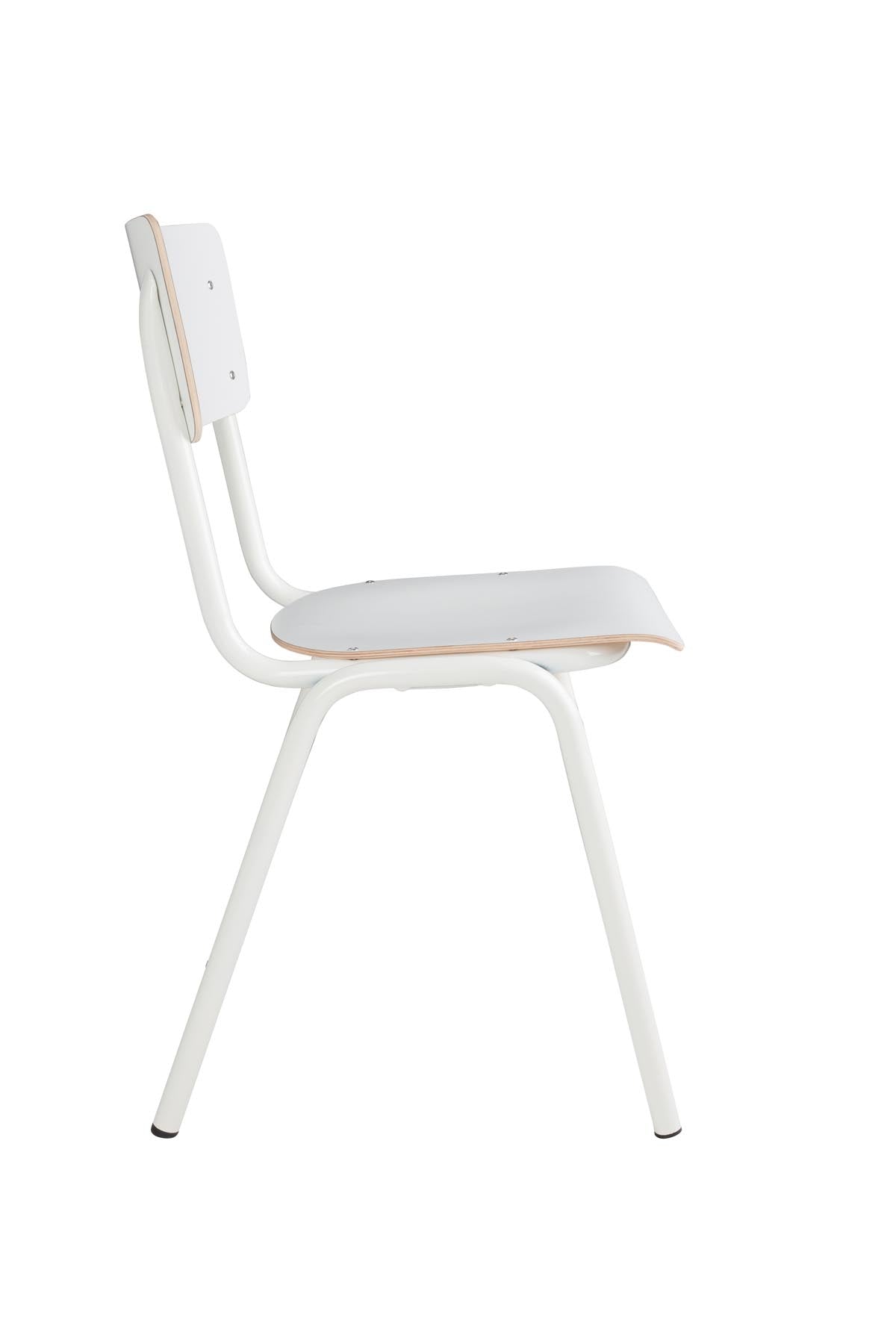 Stuhl Back to School HPL in Weiss präsentiert im Onlineshop von KAQTU Design AG. Stuhl ist von Zuiver