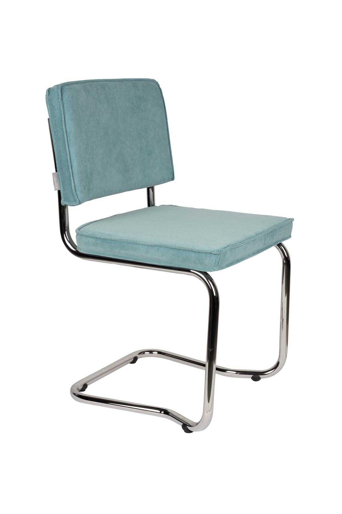 Stuhl Ridge in Blau präsentiert im Onlineshop von KAQTU Design AG. Stuhl ist von Zuiver