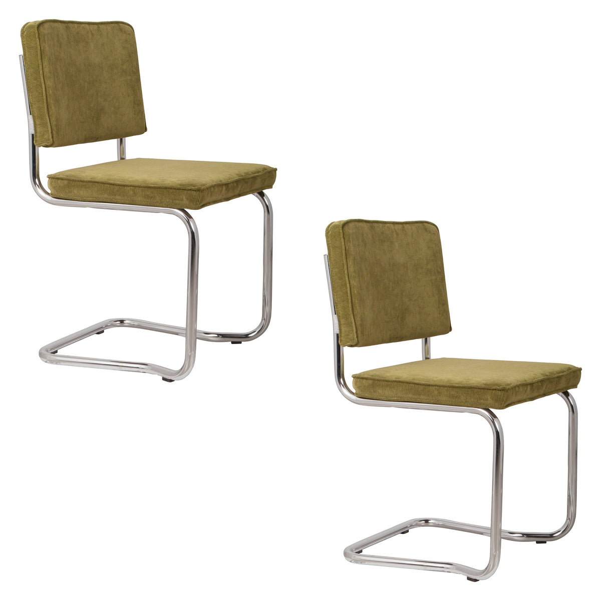 Stuhl Ridge in Grün präsentiert im Onlineshop von KAQTU Design AG. Stuhl ist von Zuiver