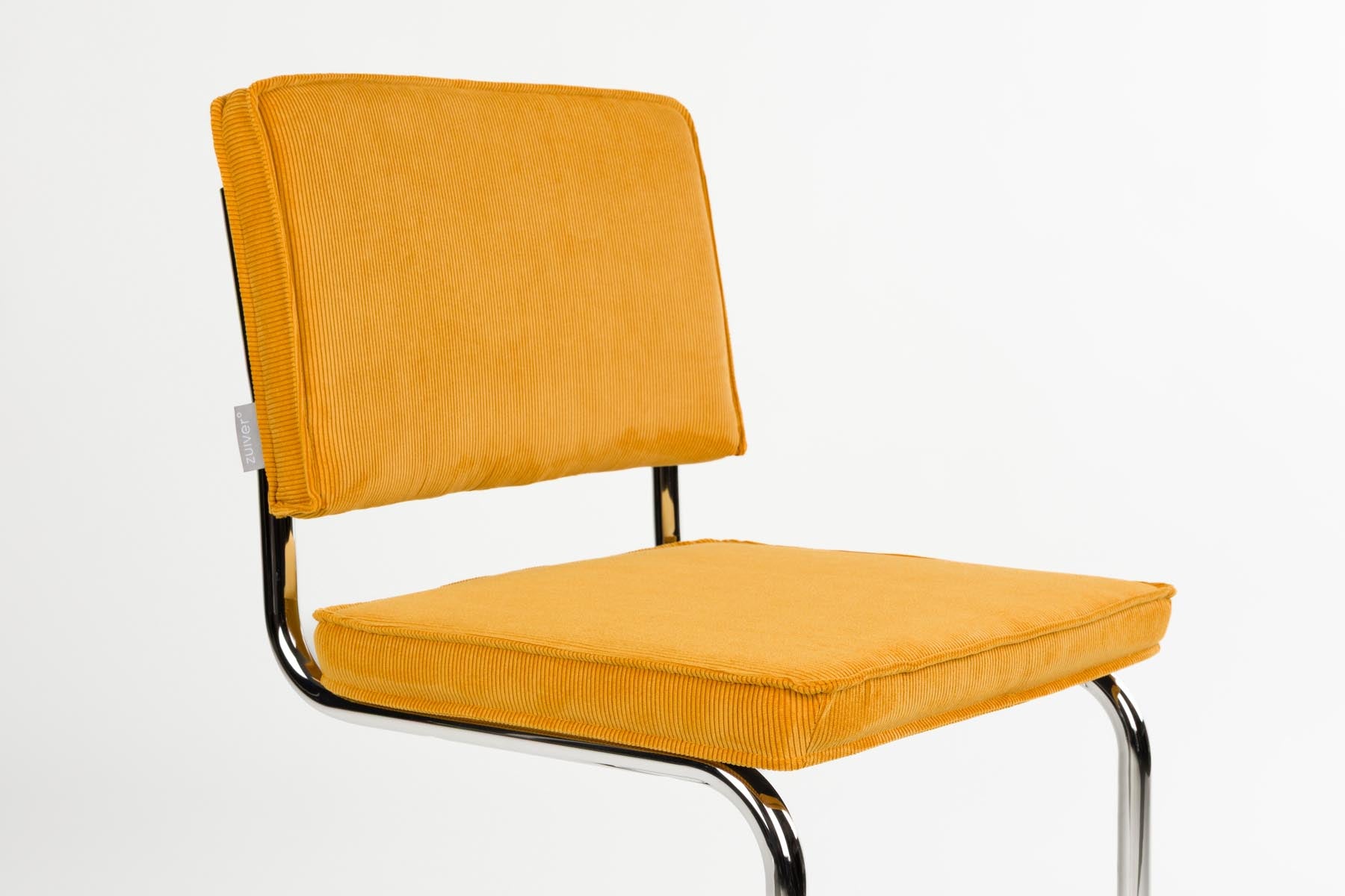 Stuhl Ridge in Gelb präsentiert im Onlineshop von KAQTU Design AG. Stuhl ist von Zuiver