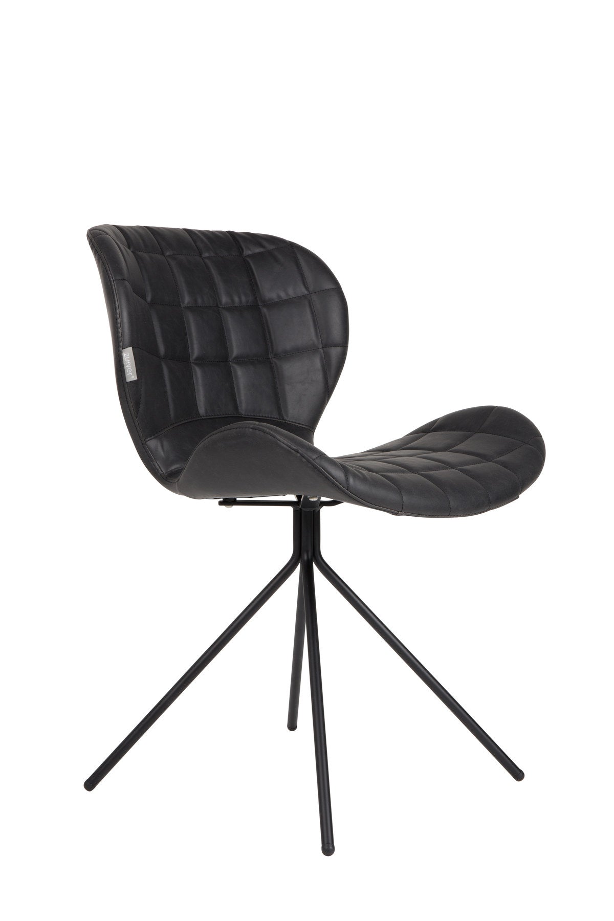 Stuhl OMG LL in Schwarz präsentiert im Onlineshop von KAQTU Design AG. Stuhl ist von Zuiver