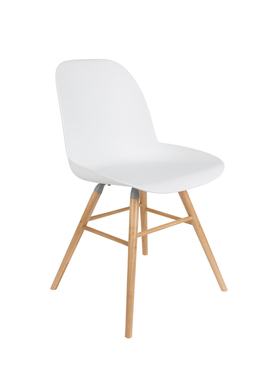 Stuhl Albert Kuip in Weiss präsentiert im Onlineshop von KAQTU Design AG. Stuhl ist von Zuiver