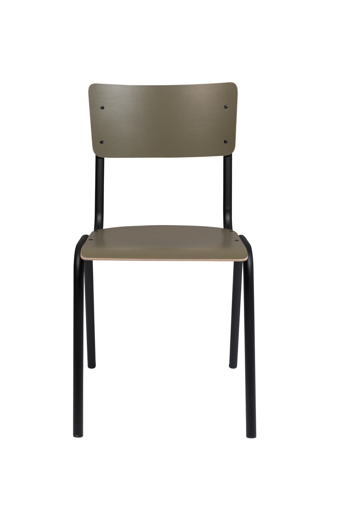 Stuhl Back to School in Olive präsentiert im Onlineshop von KAQTU Design AG. Stuhl ist von Zuiver