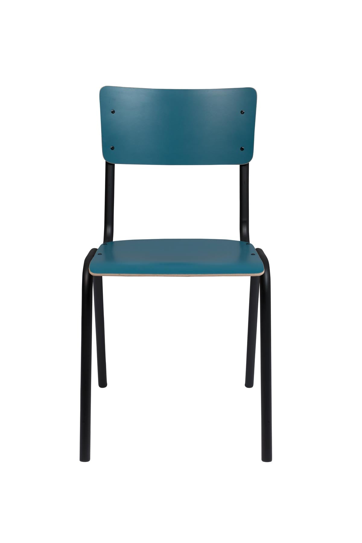 Stuhl Back to School in Blau präsentiert im Onlineshop von KAQTU Design AG. Stuhl ist von Zuiver