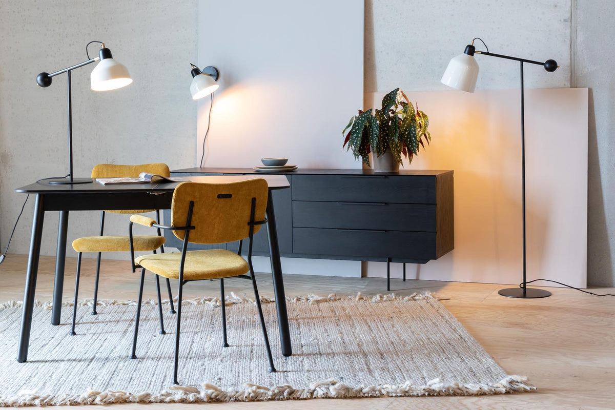 Stuhl Benson in Gelb präsentiert im Onlineshop von KAQTU Design AG. Stuhl ist von Zuiver