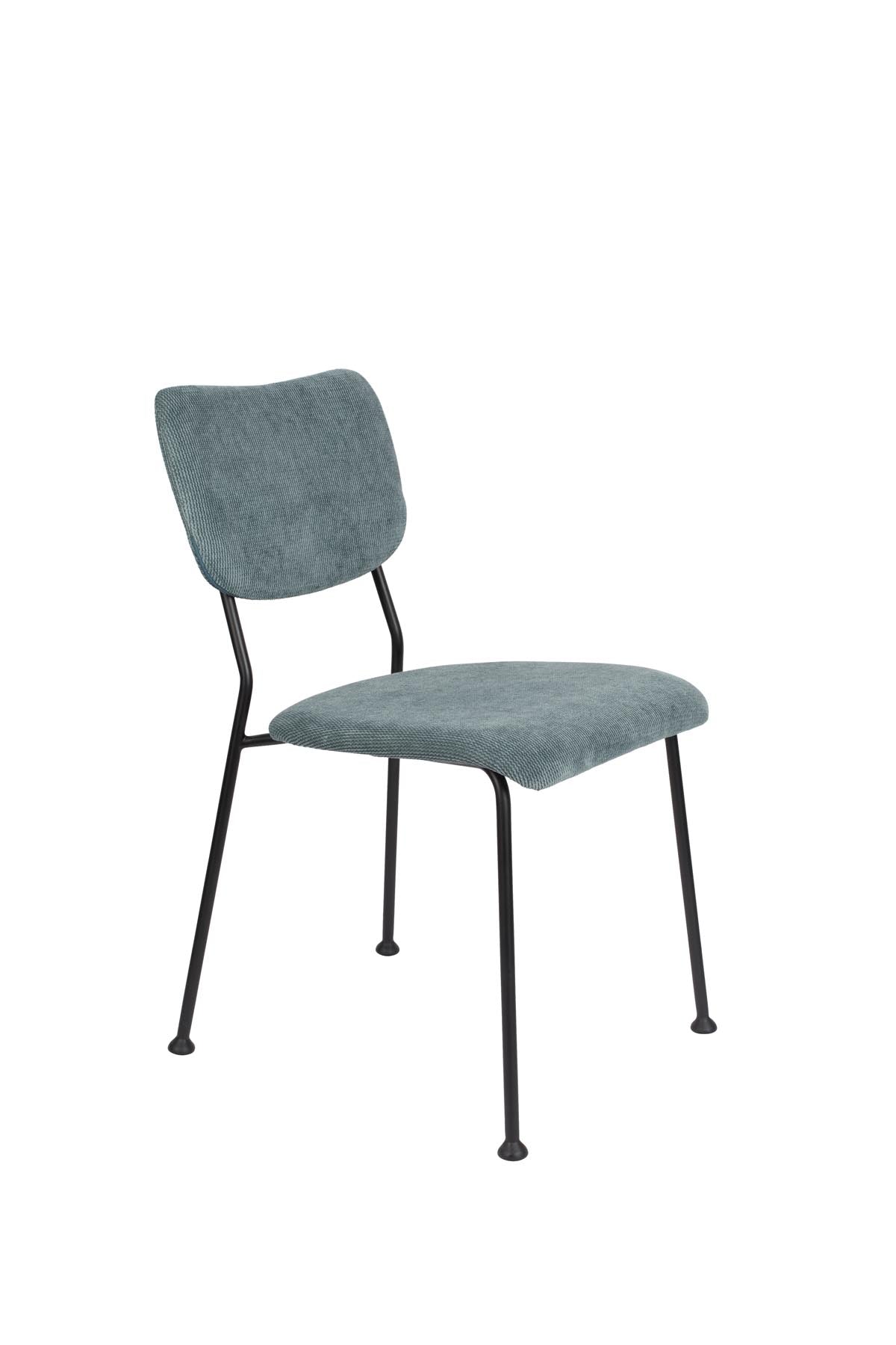 Stuhl Benson in Blau präsentiert im Onlineshop von KAQTU Design AG. Stuhl ist von Zuiver