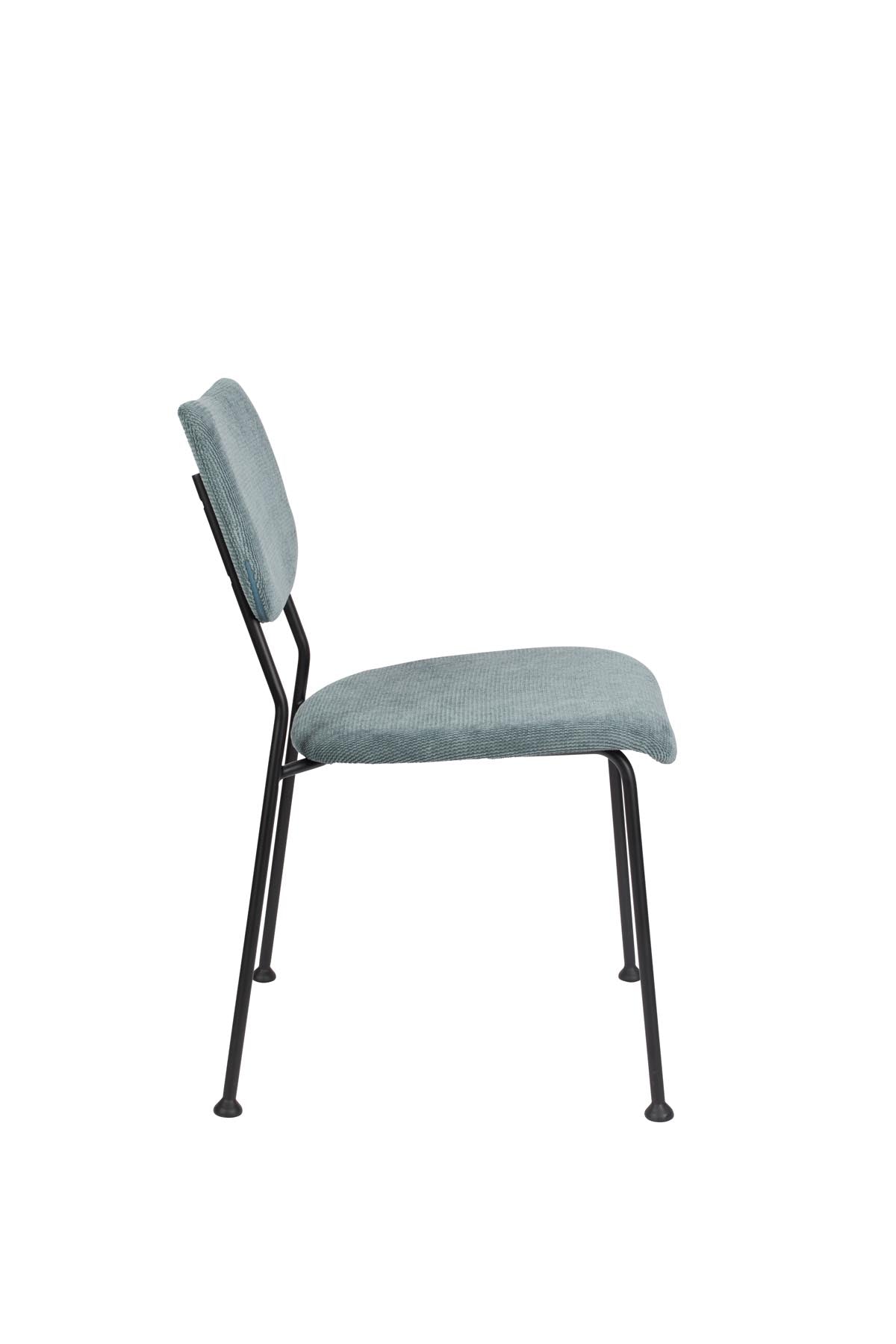 Stuhl Benson in Blau präsentiert im Onlineshop von KAQTU Design AG. Stuhl ist von Zuiver