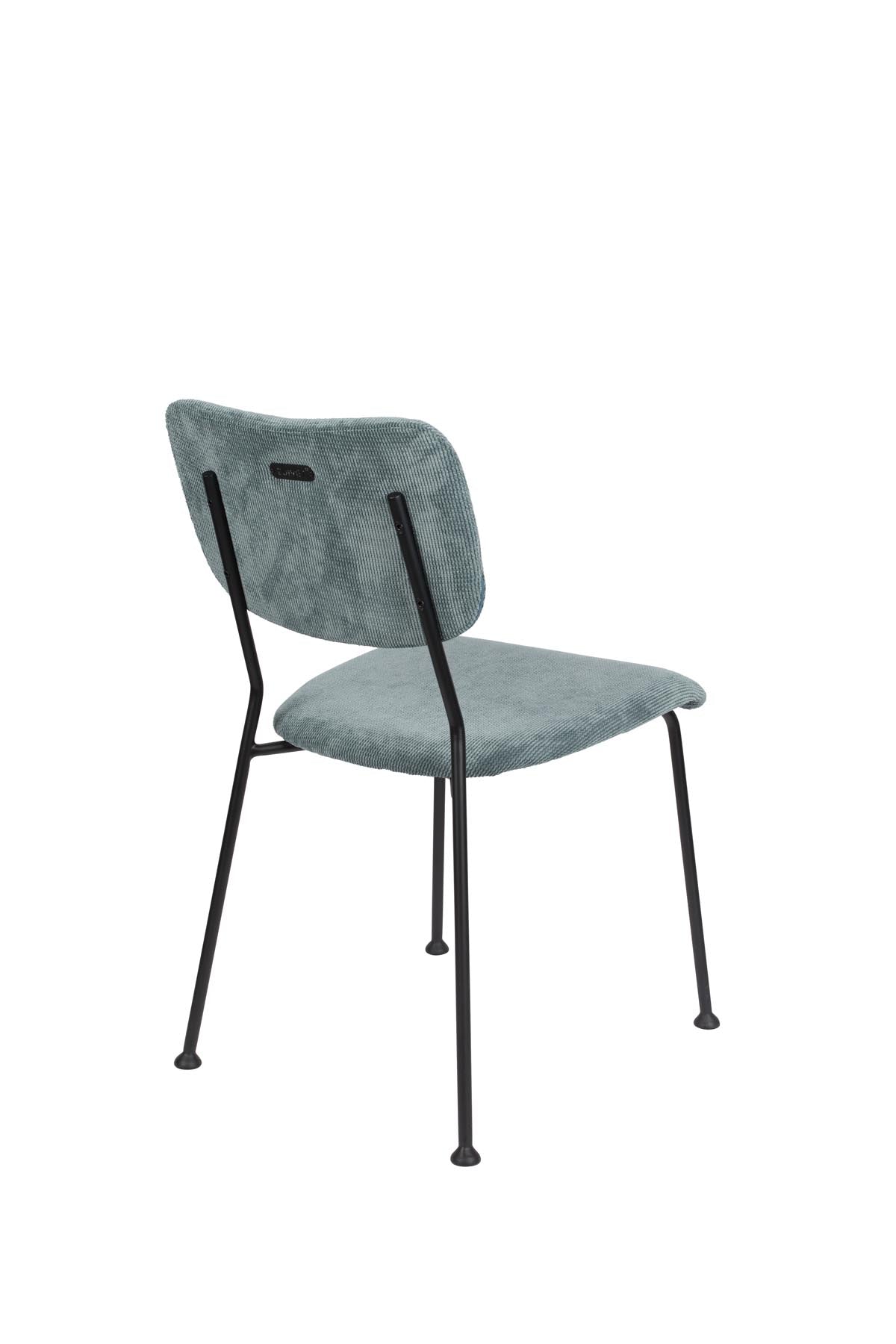 Stuhl Benson in Blau präsentiert im Onlineshop von KAQTU Design AG. Stuhl ist von Zuiver