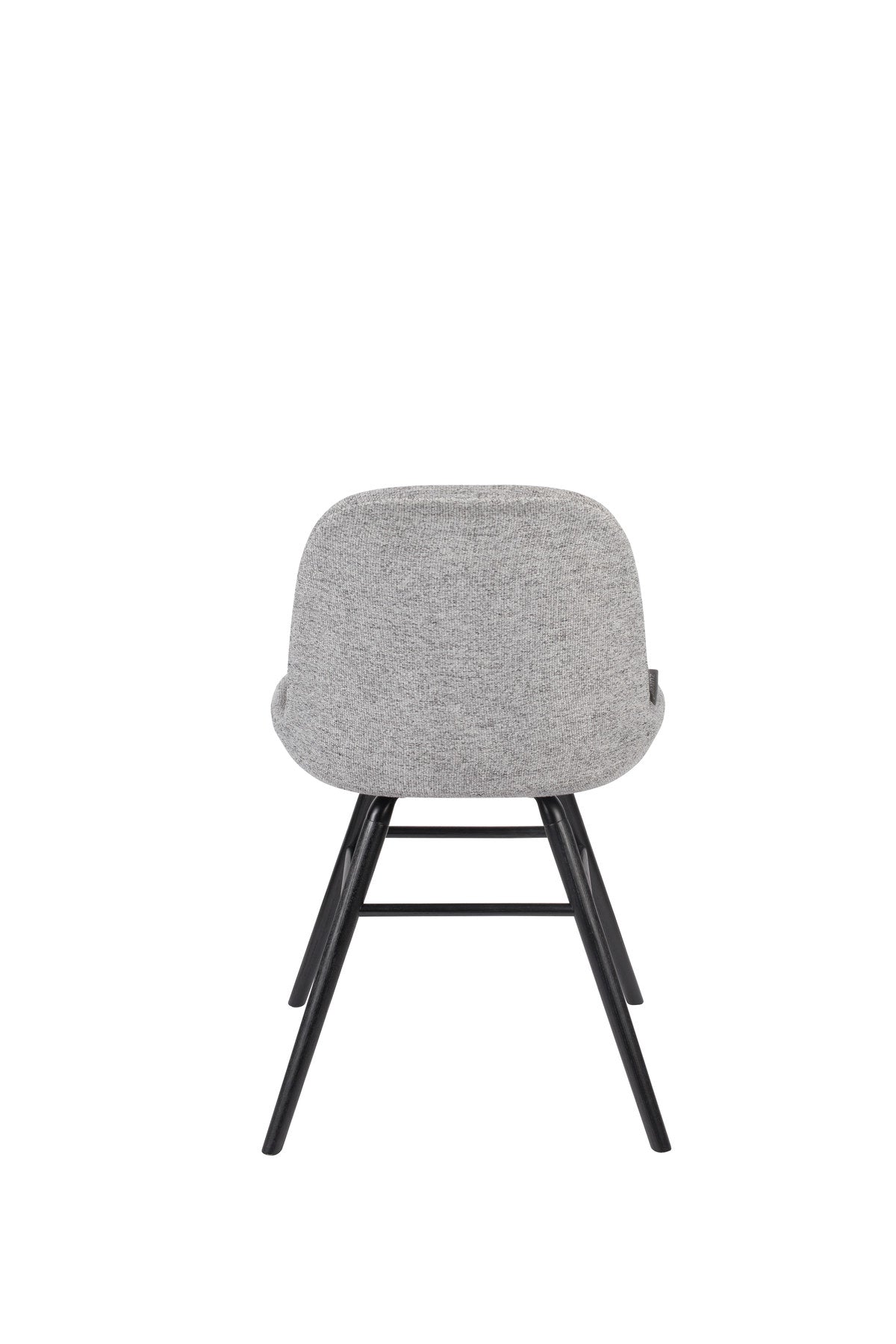 Stuhl Albert Kuip gepolstert in Grau präsentiert im Onlineshop von KAQTU Design AG. Stuhl ist von Zuiver