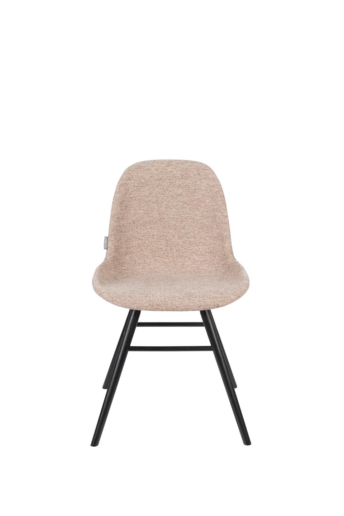 Stuhl Albert Kuip gepolstert in Beige präsentiert im Onlineshop von KAQTU Design AG. Stuhl ist von Zuiver