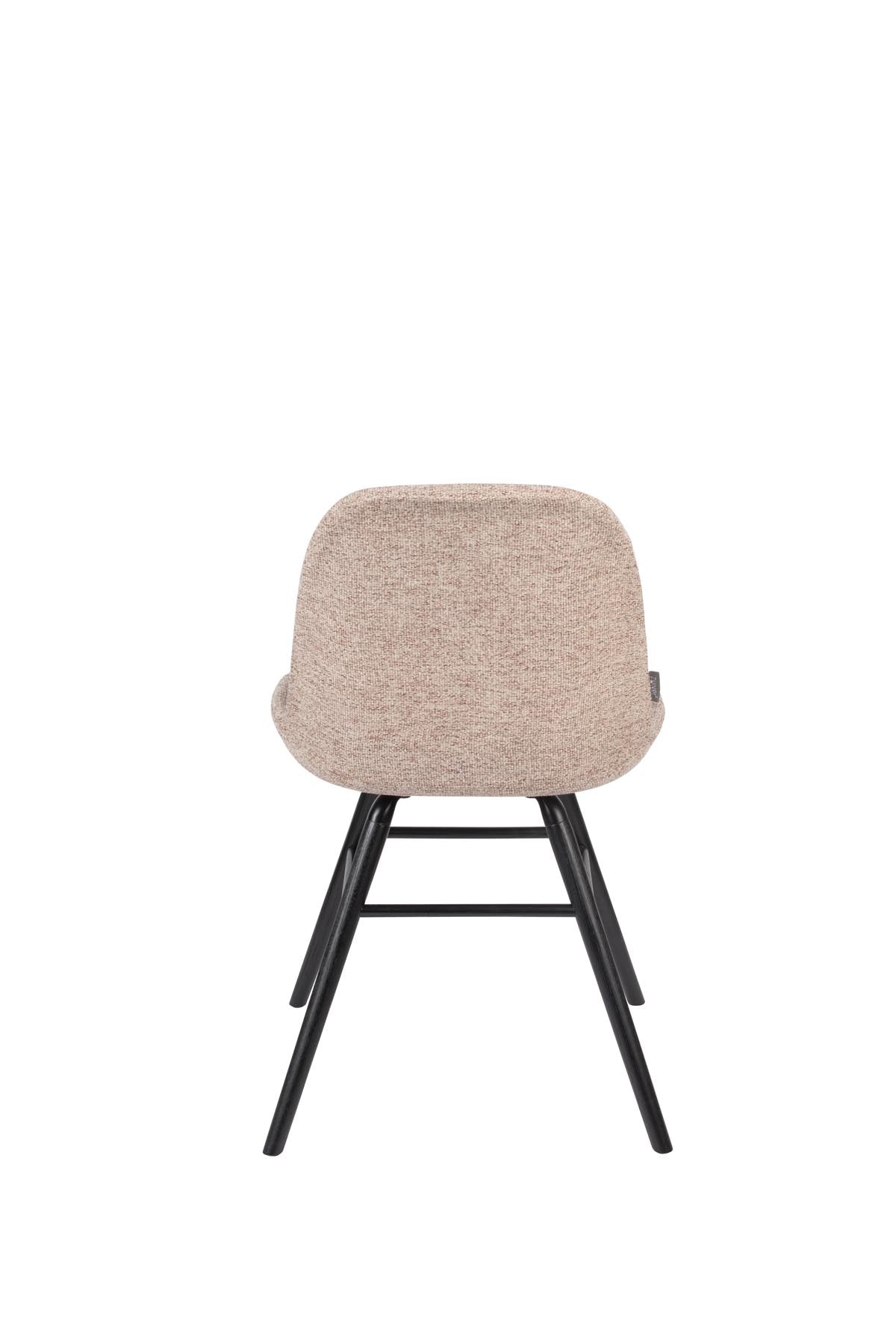Stuhl Albert Kuip gepolstert in Beige präsentiert im Onlineshop von KAQTU Design AG. Stuhl ist von Zuiver