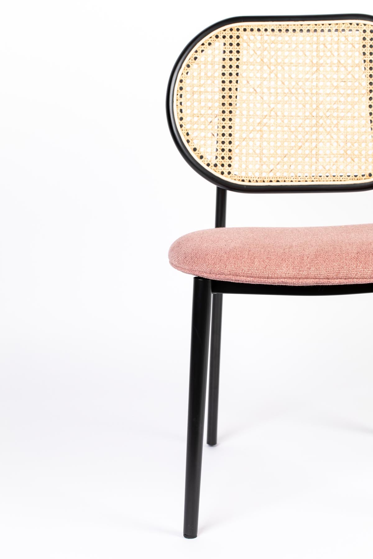 Stuhl Spike in Rosa präsentiert im Onlineshop von KAQTU Design AG. Stuhl ist von Zuiver
