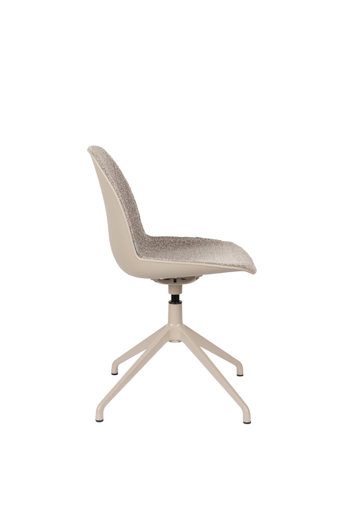 Stuhl Albert Kuip gepolstert in Taupe präsentiert im Onlineshop von KAQTU Design AG. Stuhl ist von Zuiver