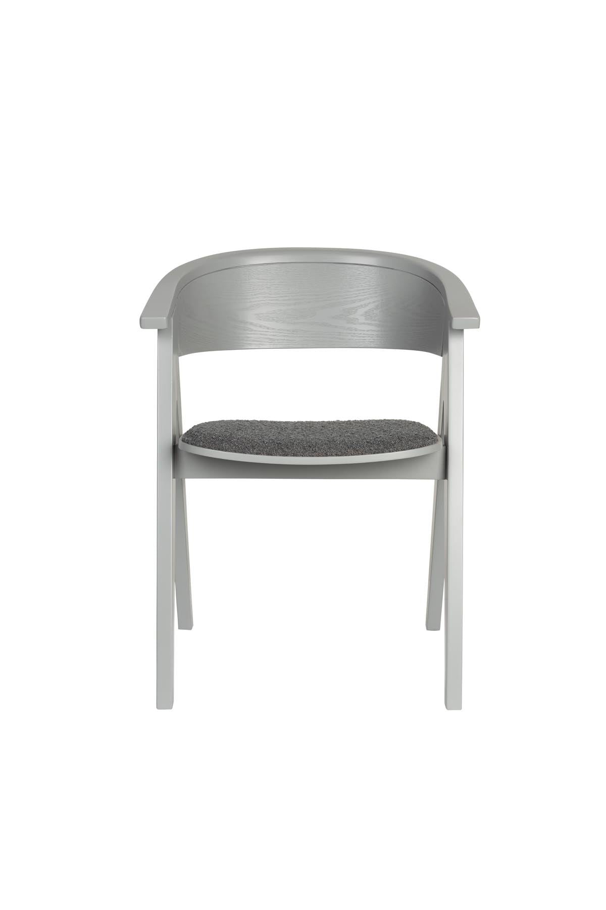 Stuhl Ndsm in Grau präsentiert im Onlineshop von KAQTU Design AG. Schalenstuhl mit Armlehne ist von Zuiver