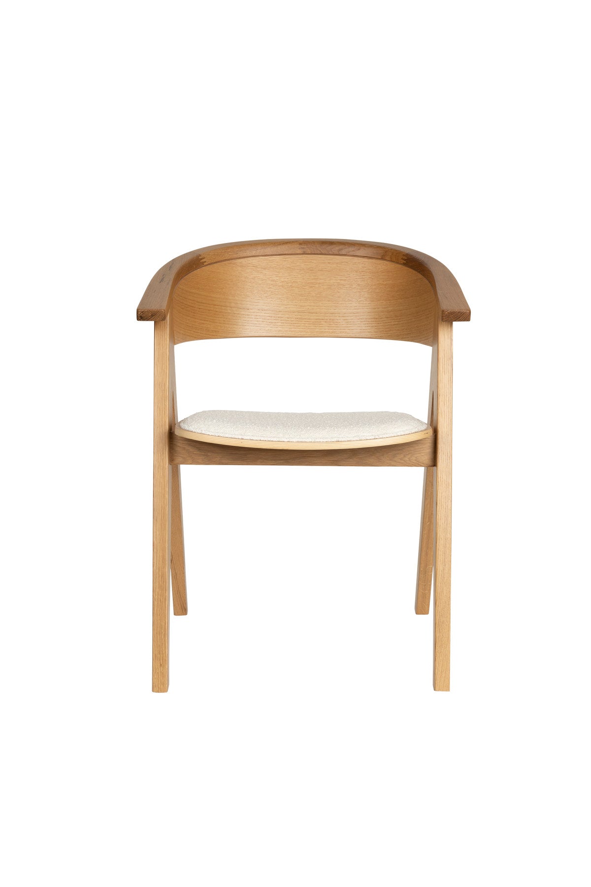 Stuhl Ndsm in Braun präsentiert im Onlineshop von KAQTU Design AG. Schalenstuhl mit Armlehne ist von Zuiver