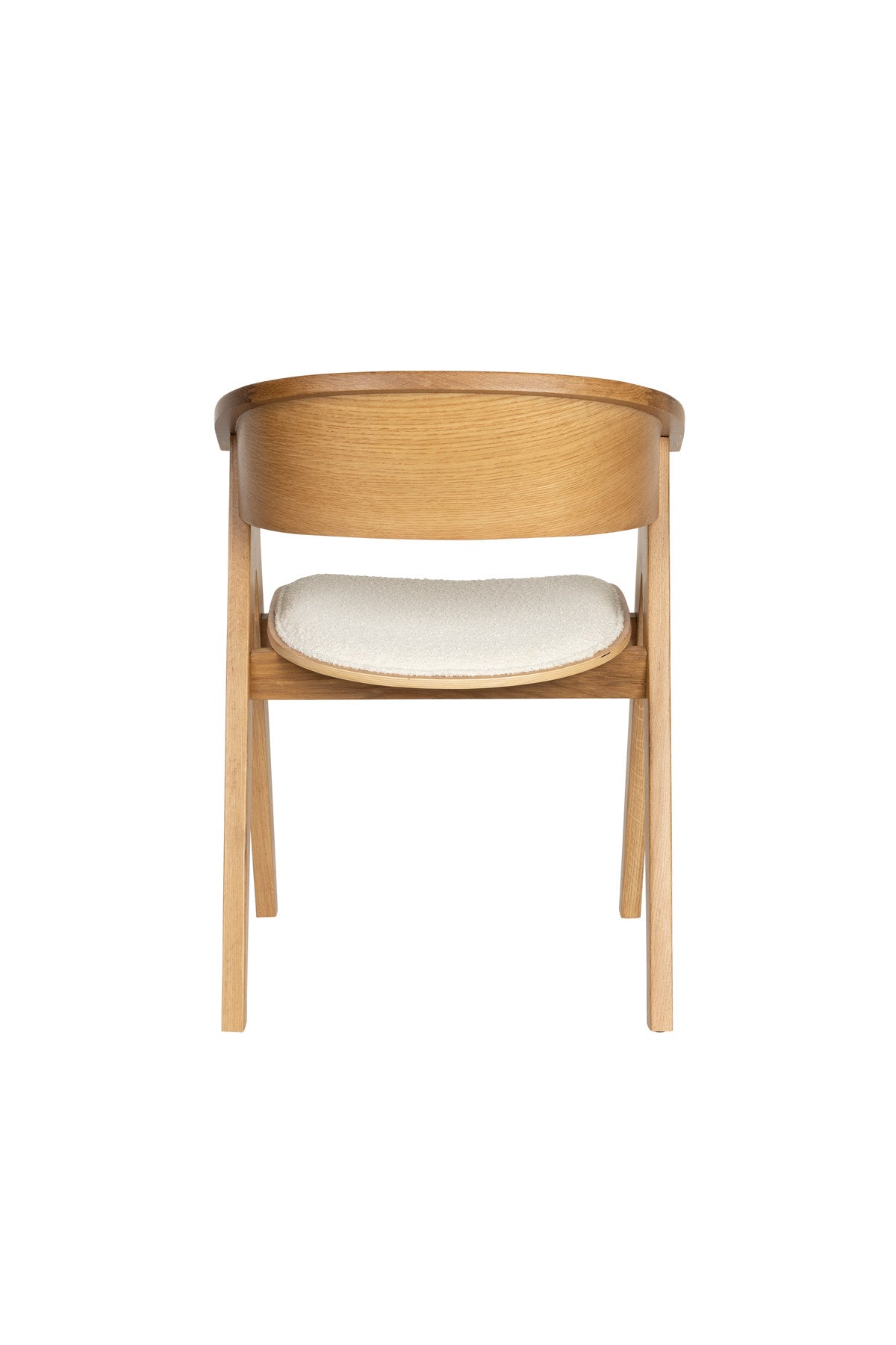 Stuhl Ndsm in Braun präsentiert im Onlineshop von KAQTU Design AG. Schalenstuhl mit Armlehne ist von Zuiver