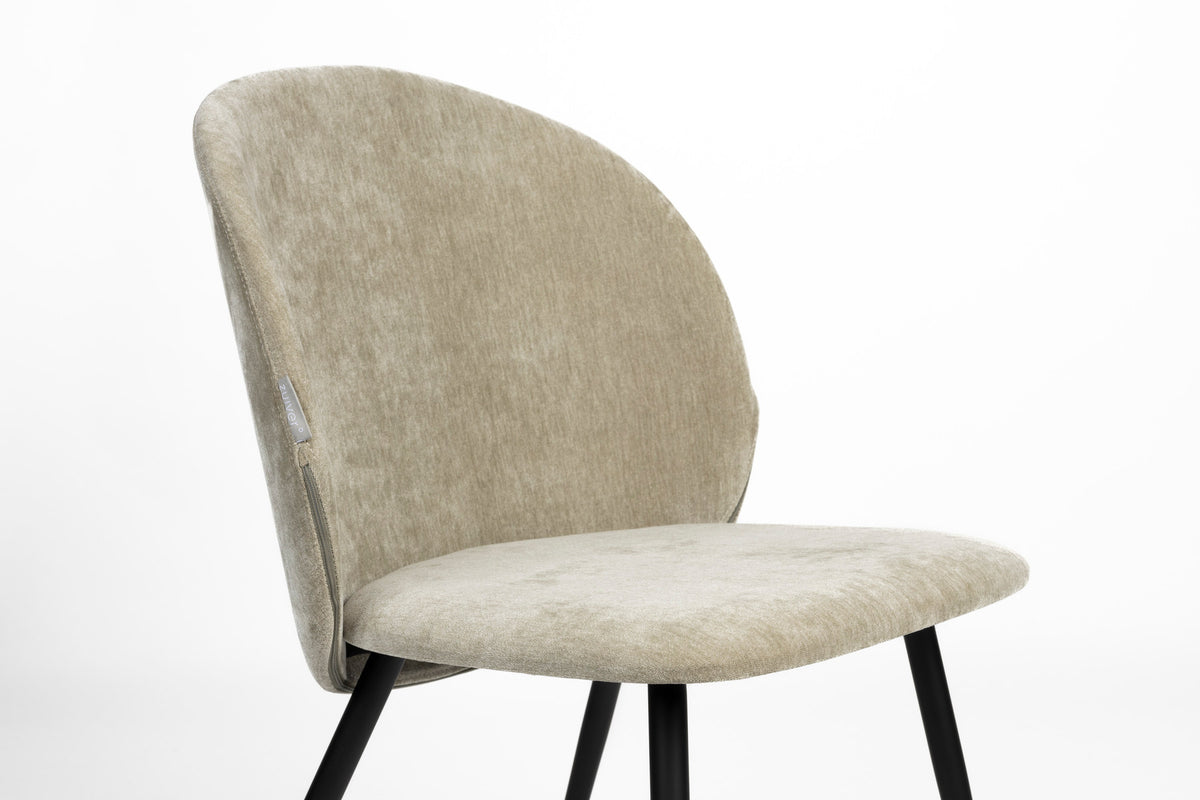 Cozy Stuhl in Moss Green präsentiert im Onlineshop von KAQTU Design AG. Stuhl ist von Zuiver