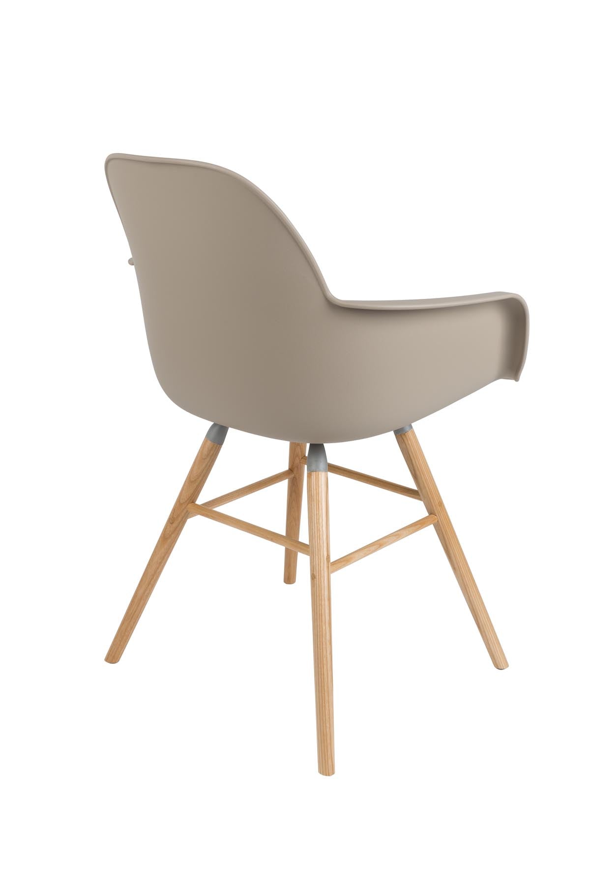 Armlehnstuhl Albert Kuip  in Taupe präsentiert im Onlineshop von KAQTU Design AG. Stuhl mit Armlehne ist von Zuiver