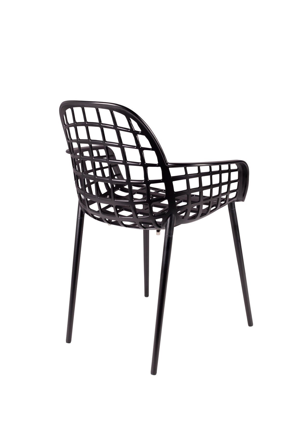Gartenstuhl mit Armlehne Albert Kuip in Schwarz präsentiert im Onlineshop von KAQTU Design AG. Gartenstuhl mit Armlehnen ist von Zuiver
