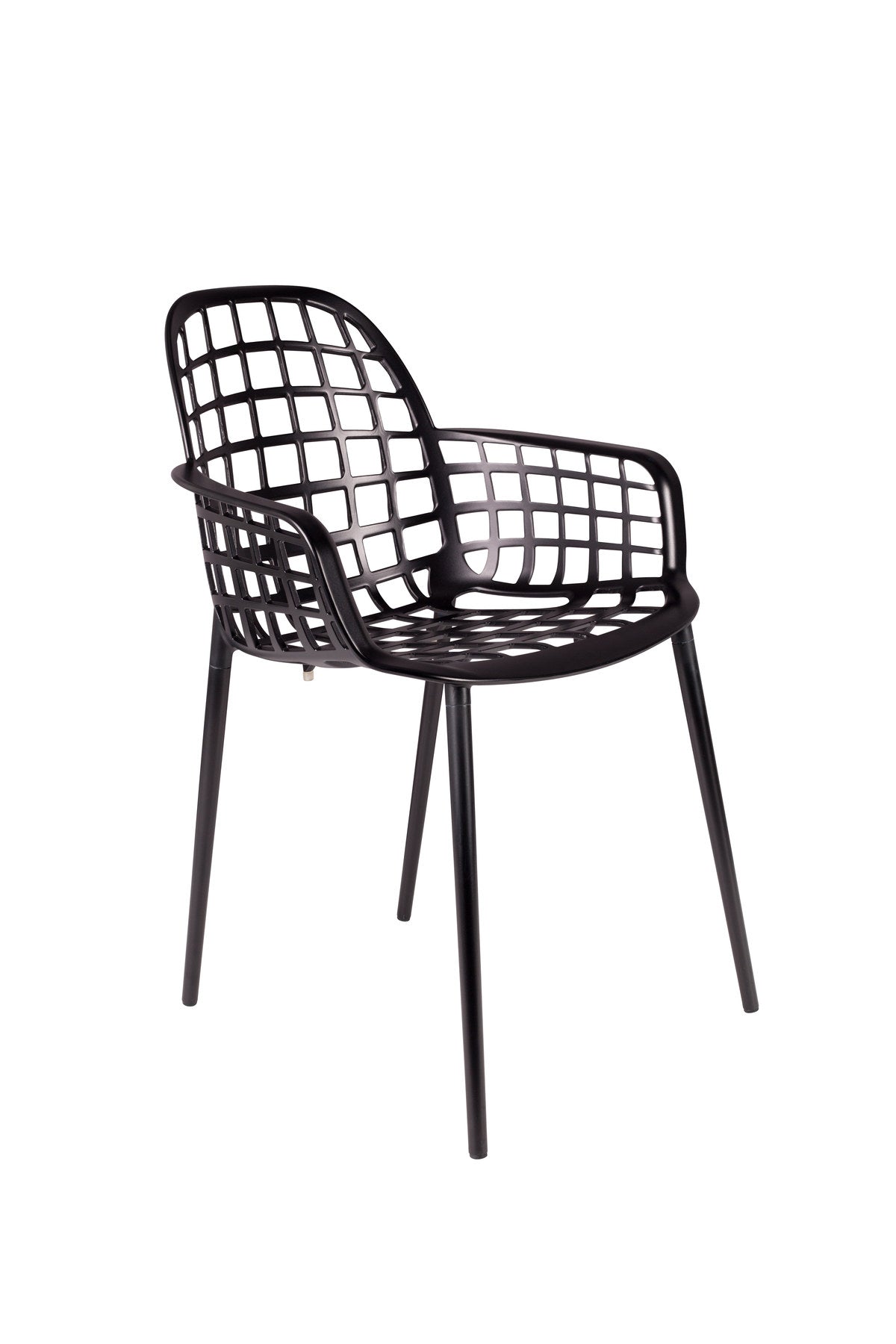 Gartenstuhl mit Armlehne Albert Kuip in Schwarz präsentiert im Onlineshop von KAQTU Design AG. Gartenstuhl mit Armlehnen ist von Zuiver
