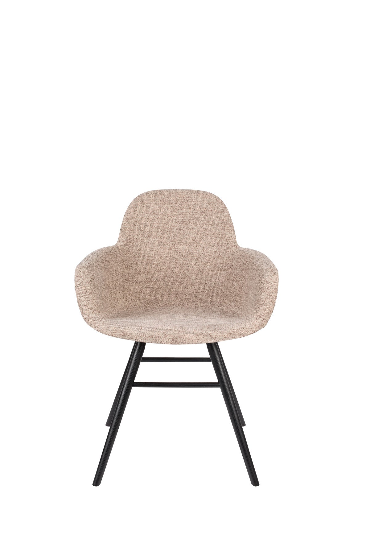 Armlehnstuhl Albert Kuip gepolstert in beige präsentiert im Onlineshop von KAQTU Design AG. Stuhl mit Armlehne ist von Zuiver