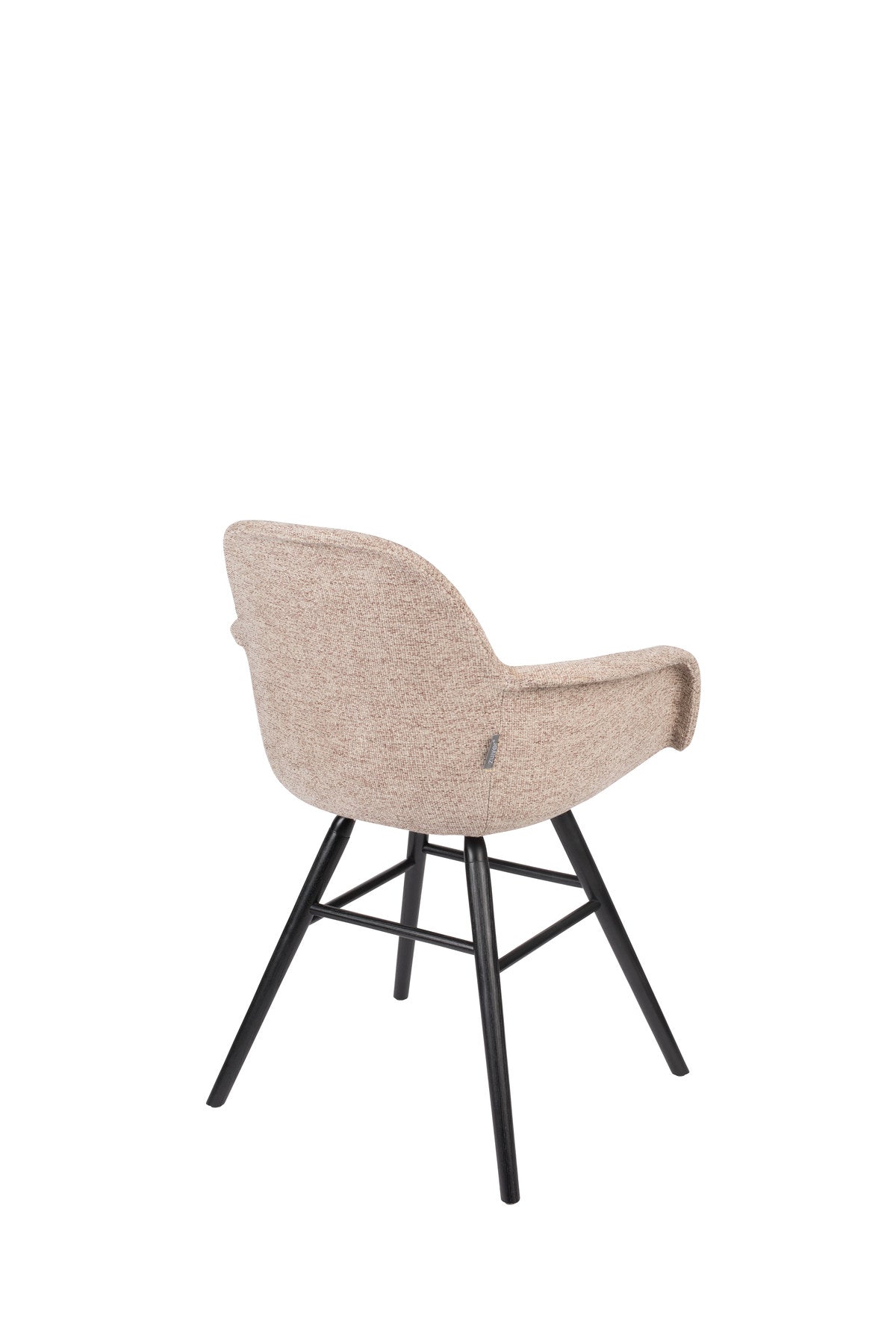 Armlehnstuhl Albert Kuip gepolstert in beige präsentiert im Onlineshop von KAQTU Design AG. Stuhl mit Armlehne ist von Zuiver