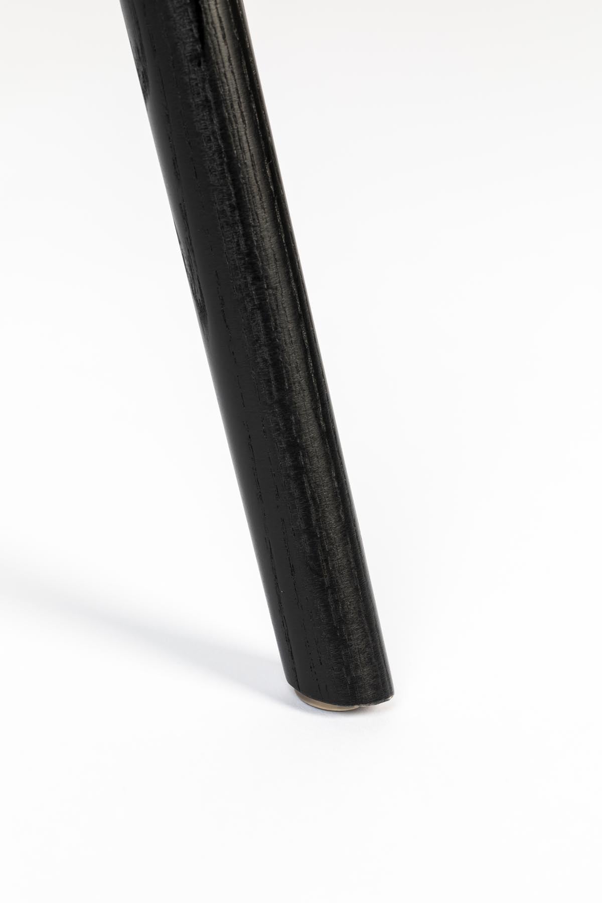 Armlehnstuhl Albert Kuip  in Schwarz präsentiert im Onlineshop von KAQTU Design AG. Stuhl mit Armlehne ist von Zuiver