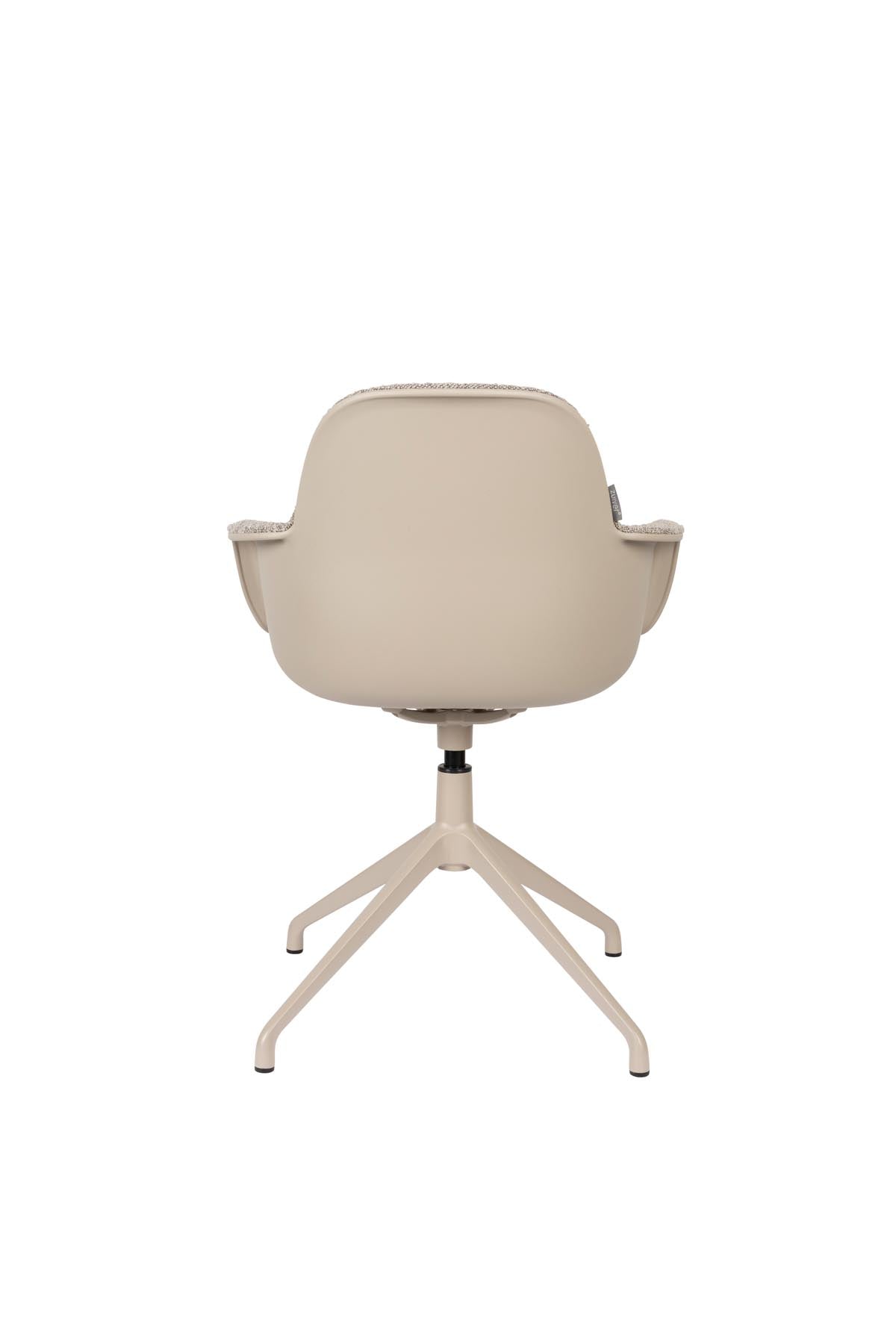 Armlehnstuhl Albert Kuip Swivel  in Taupe präsentiert im Onlineshop von KAQTU Design AG. Dreh-Schalenstuhl mit Armlehnen ist von Zuiver